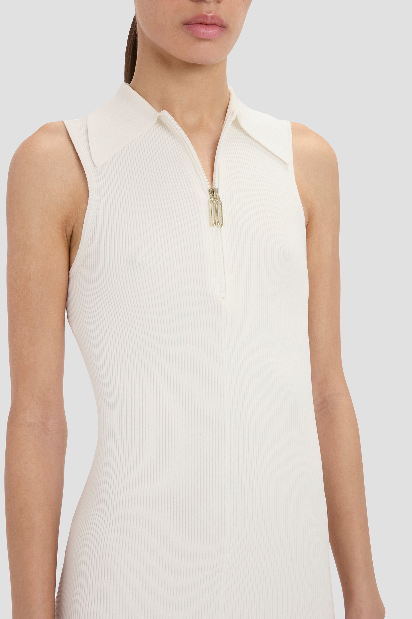 Mira Midi Dress In White