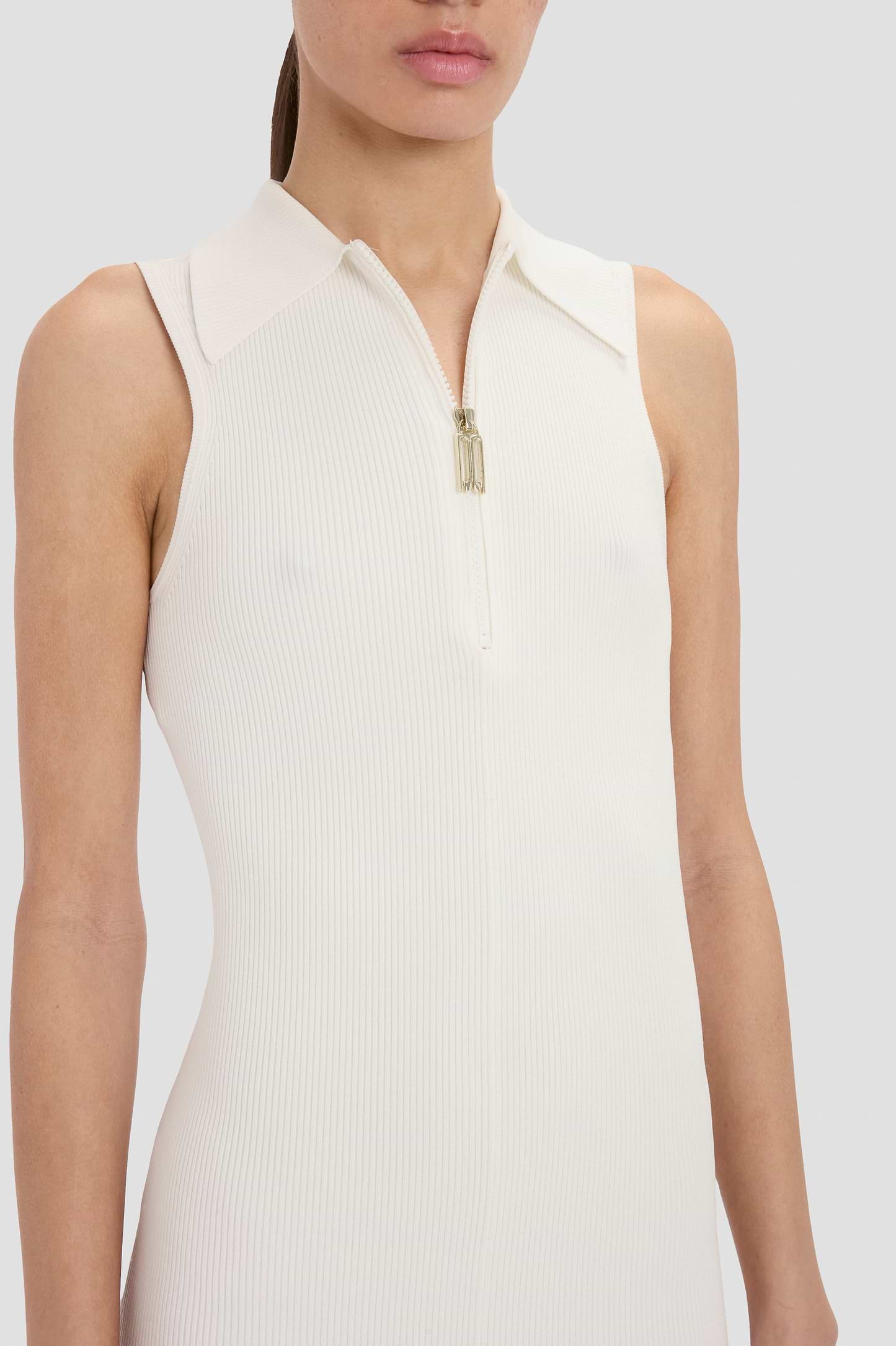 Mira Midi Dress In White
