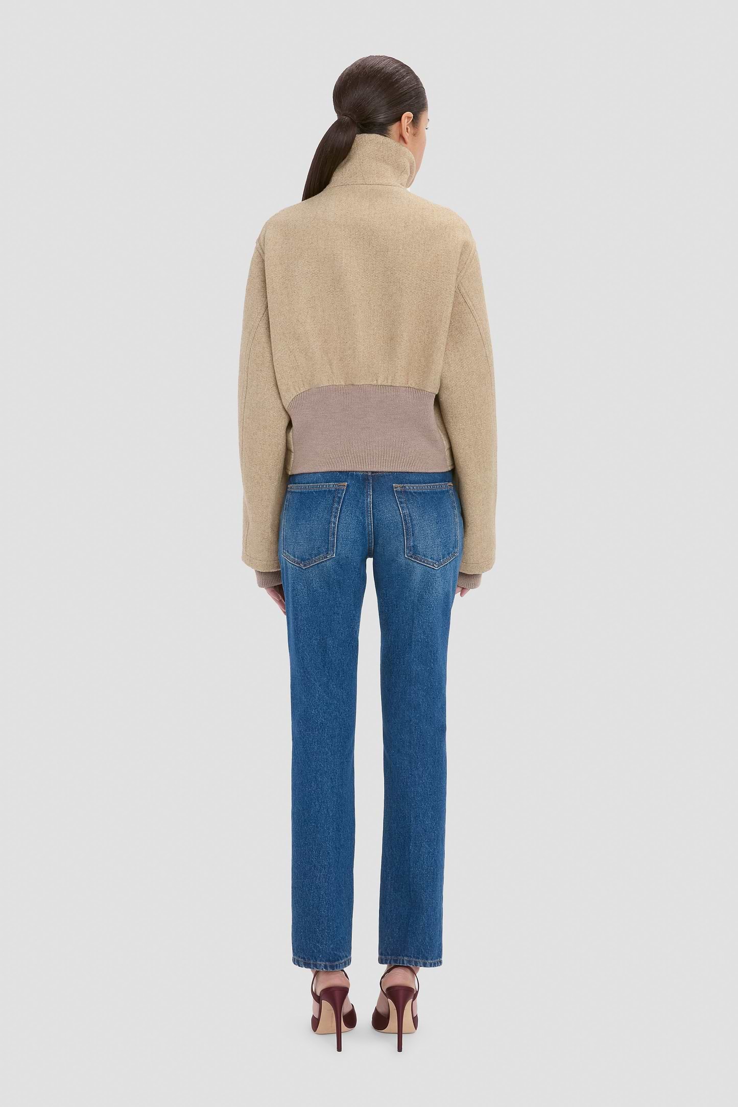 Bomber Jacket In Camel