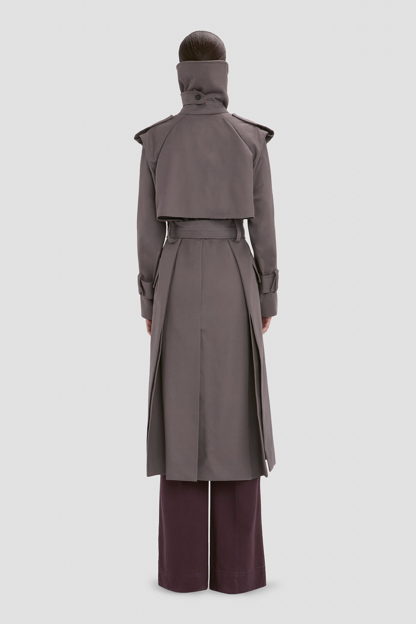 Philippa Trench Coat In Grey