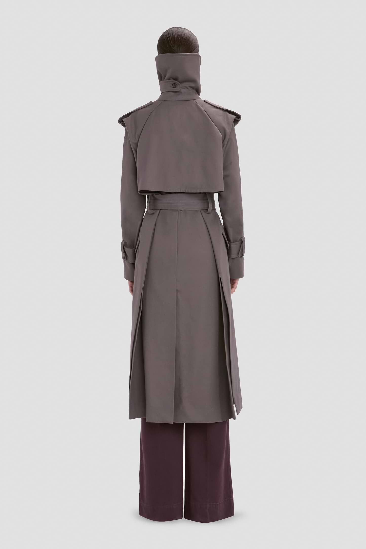 Philippa Trench Coat In Grey