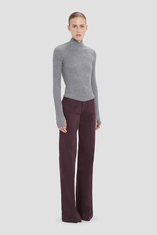 Georgia Jumper In Grey Marl