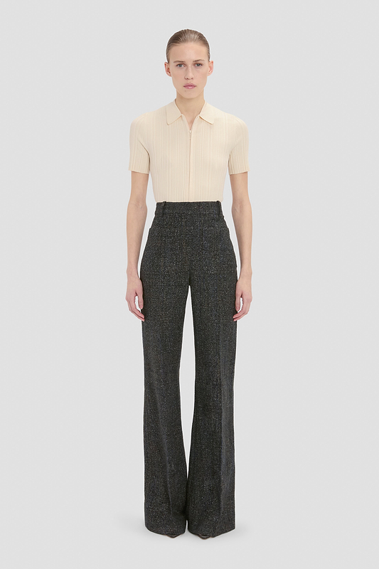 Alina Trouser In Grey Melange
