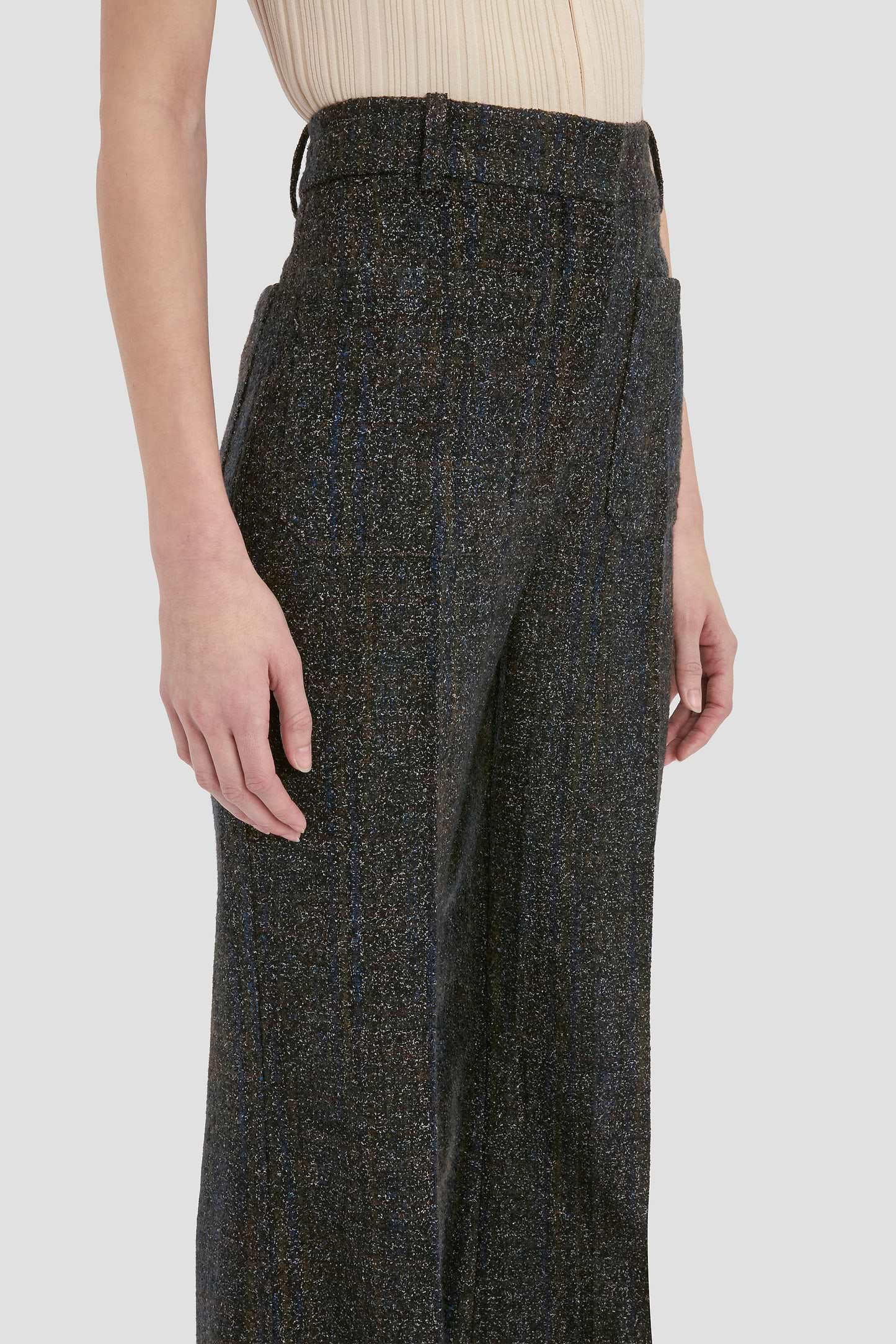 Alina Trouser In Grey Melange