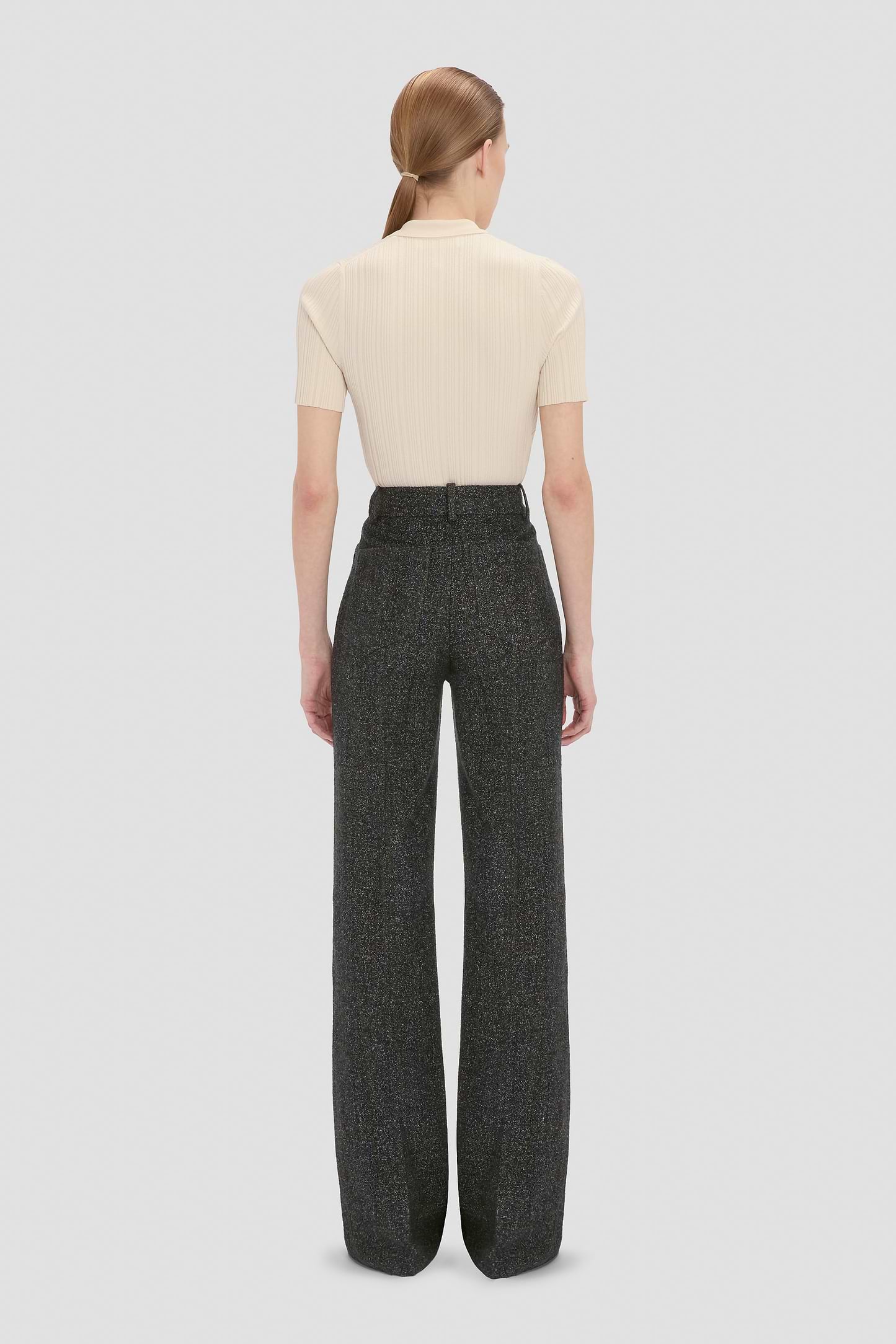 Alina Trouser In Grey Melange
