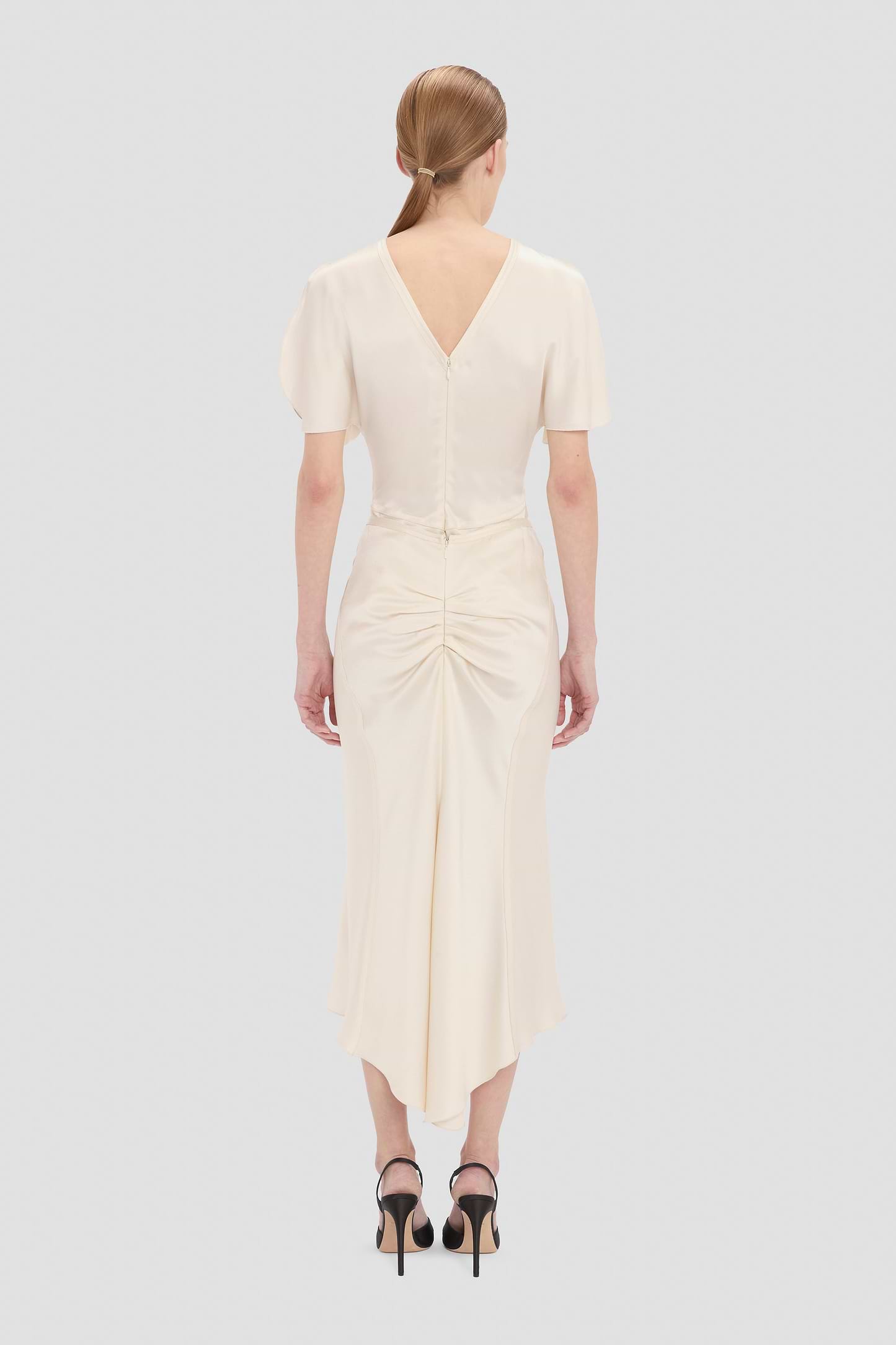 Bela Midi Skirt In Ivory