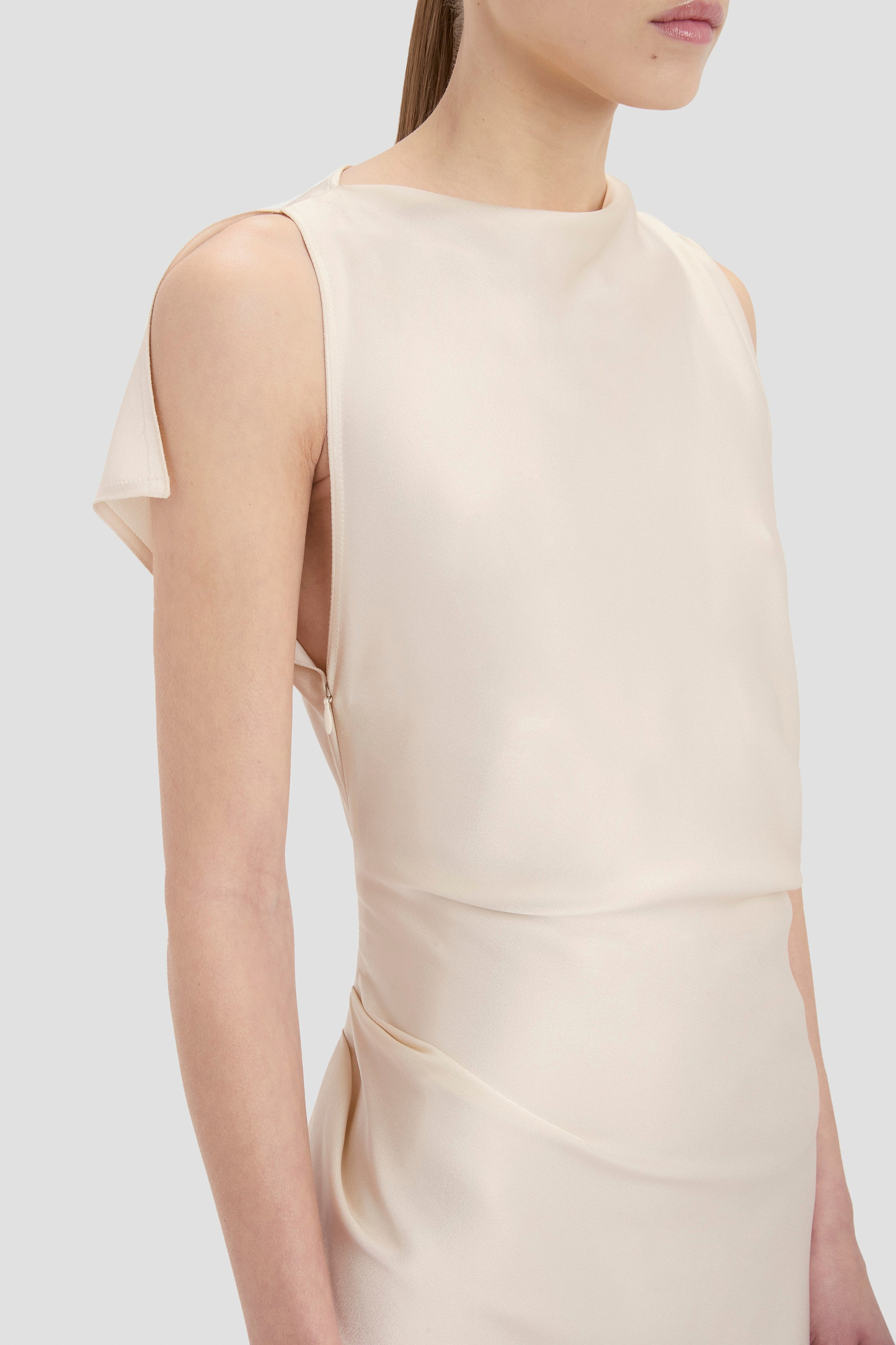 Kyra Midi Dress In Ivory