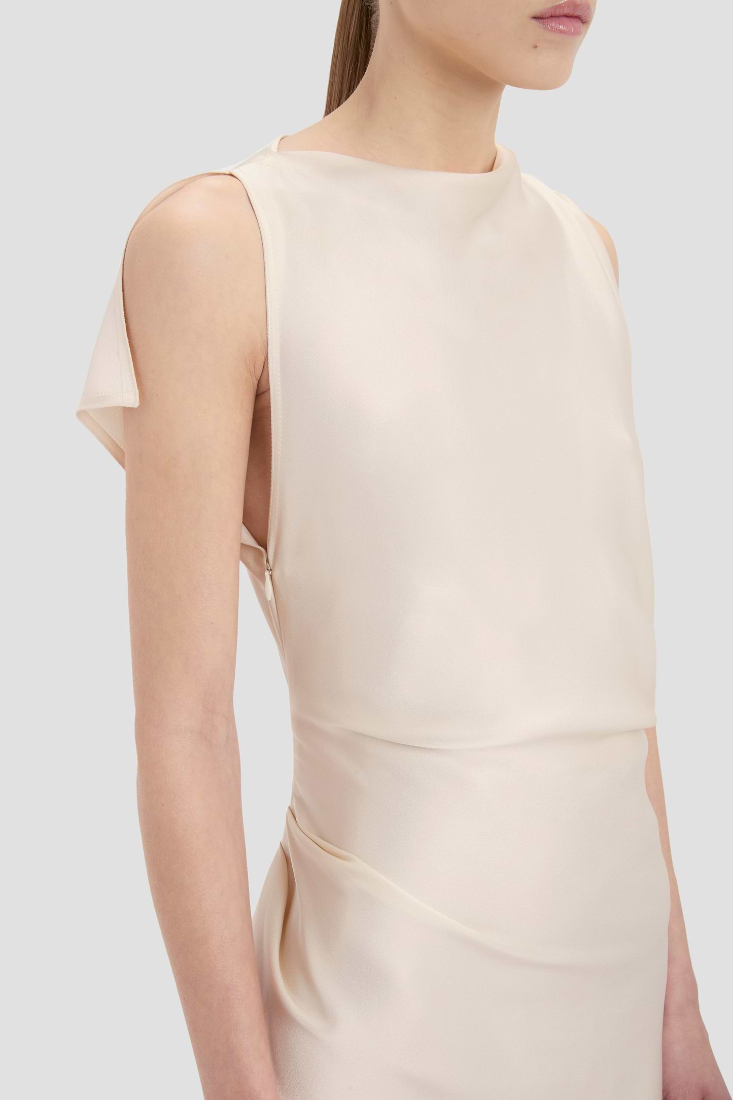 Kyra Midi Dress In Ivory
