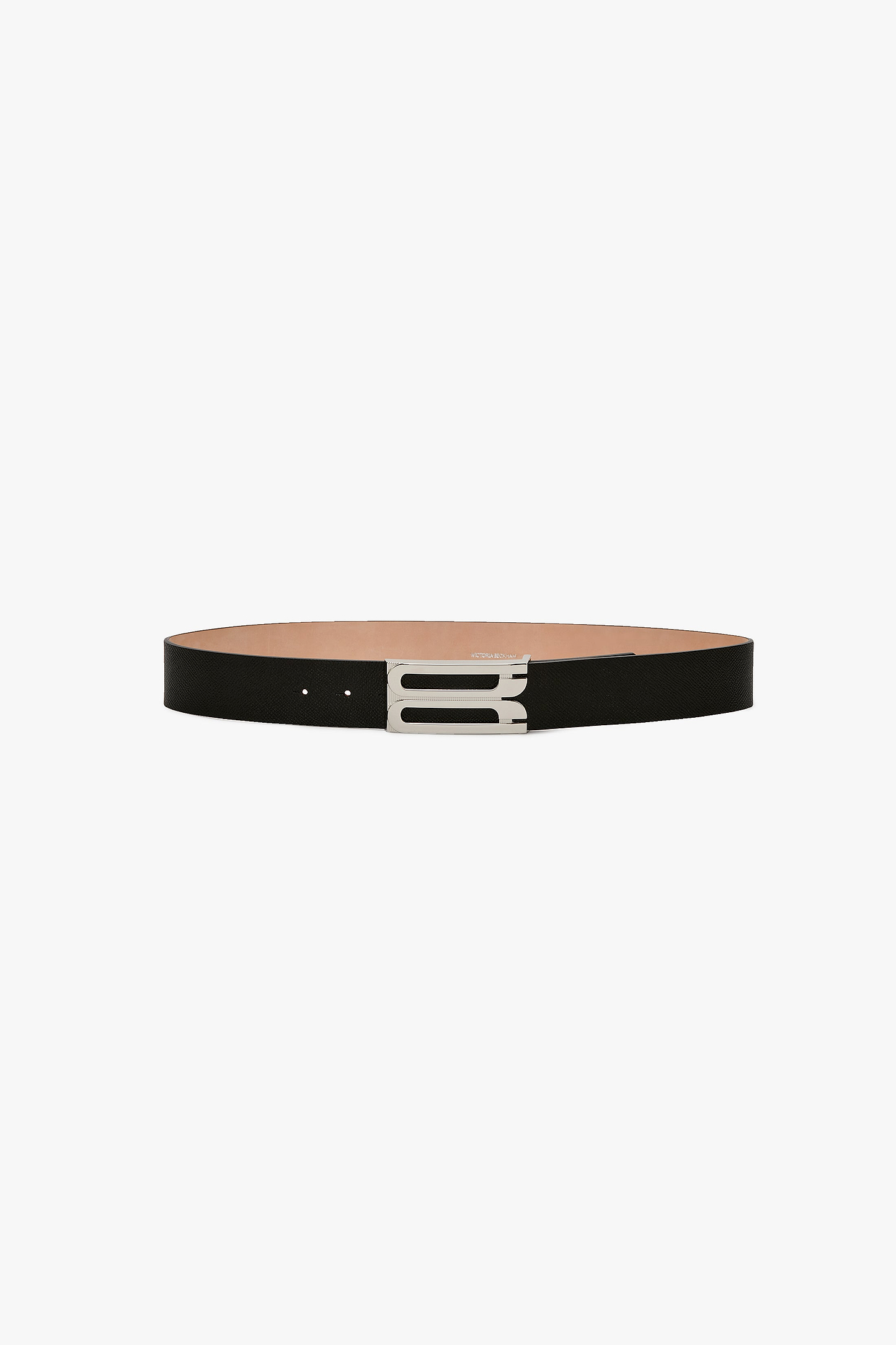 Dorian Belt Jumbo Silver Buckle Grain