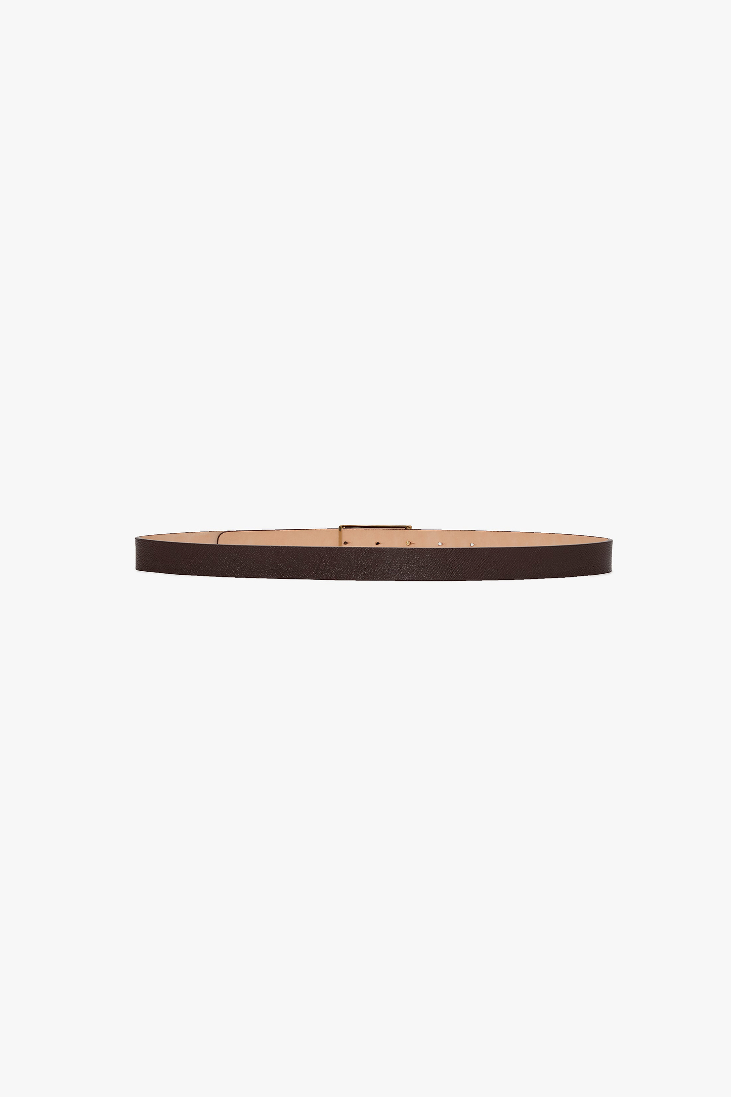 Dorian Frame Belt 25mm Dark Burgundy Grainy Calf Leather