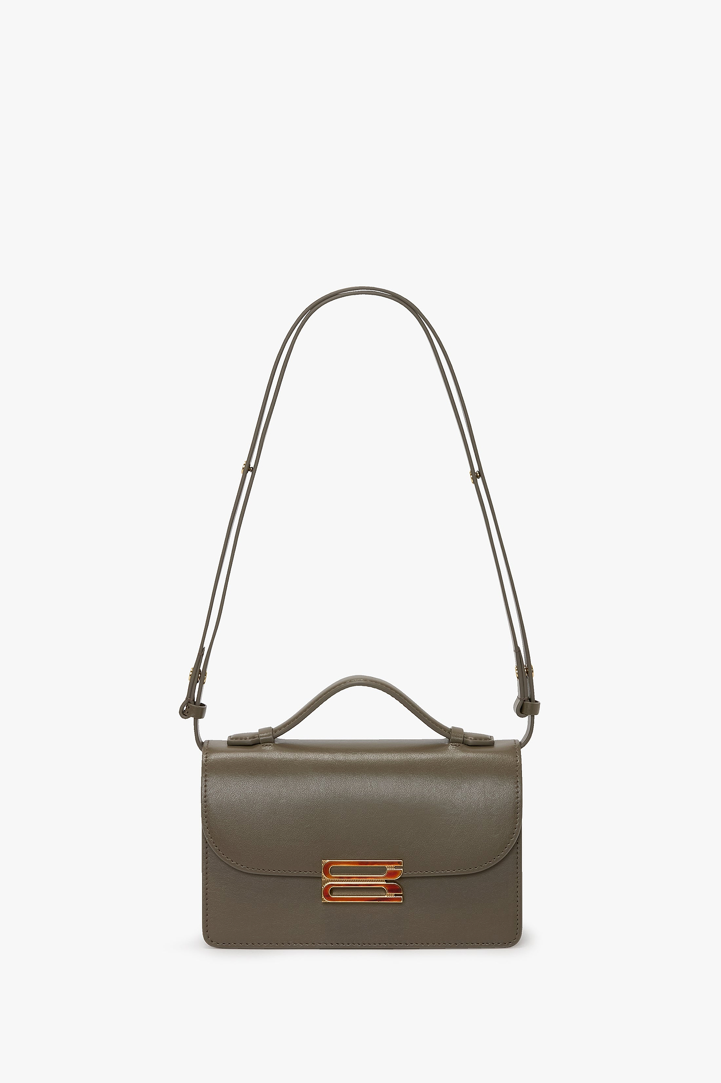 Dorian Bag Small Brown Shiny Calf Leather