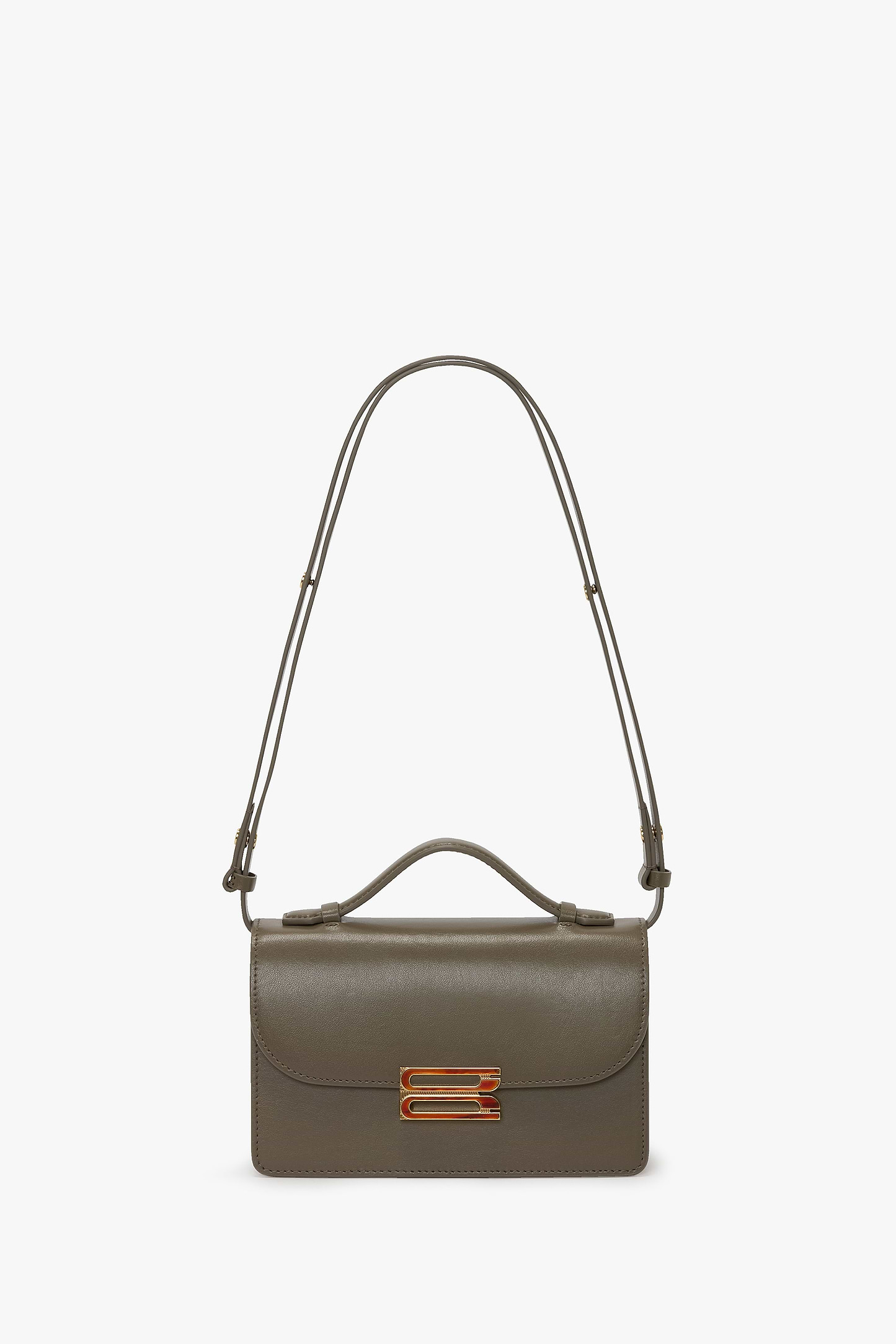 Dorian Bag Small Brown Shiny Calf Leather