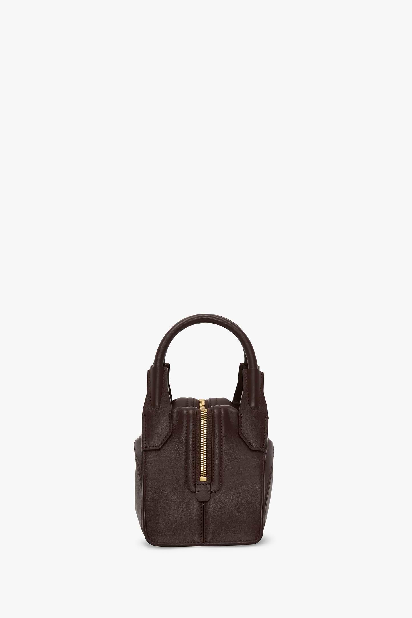 Victoria Plié Mini Bag Burgundy Soft Calf Leather