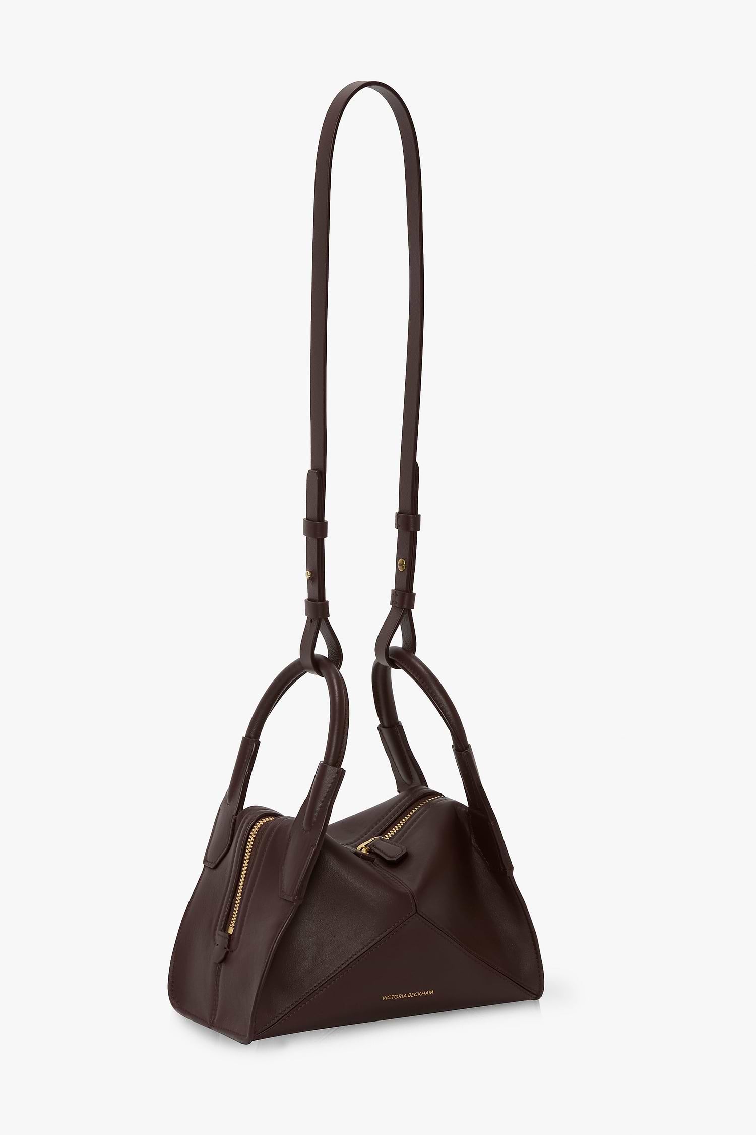 Victoria Plié Mini Bag Burgundy Soft Calf Leather