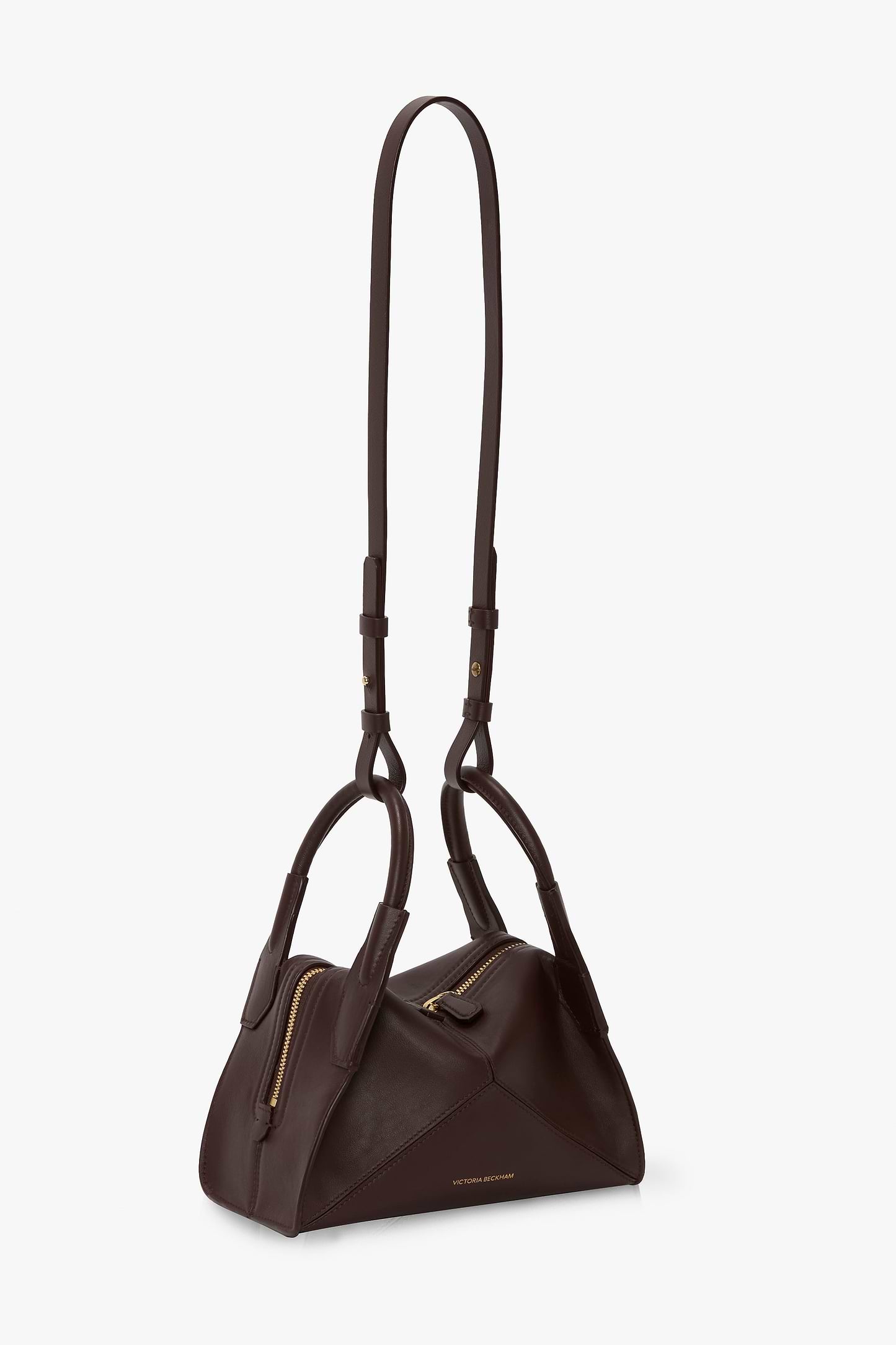 Victoria Plié Mini Bag Burgundy Soft Calf Leather