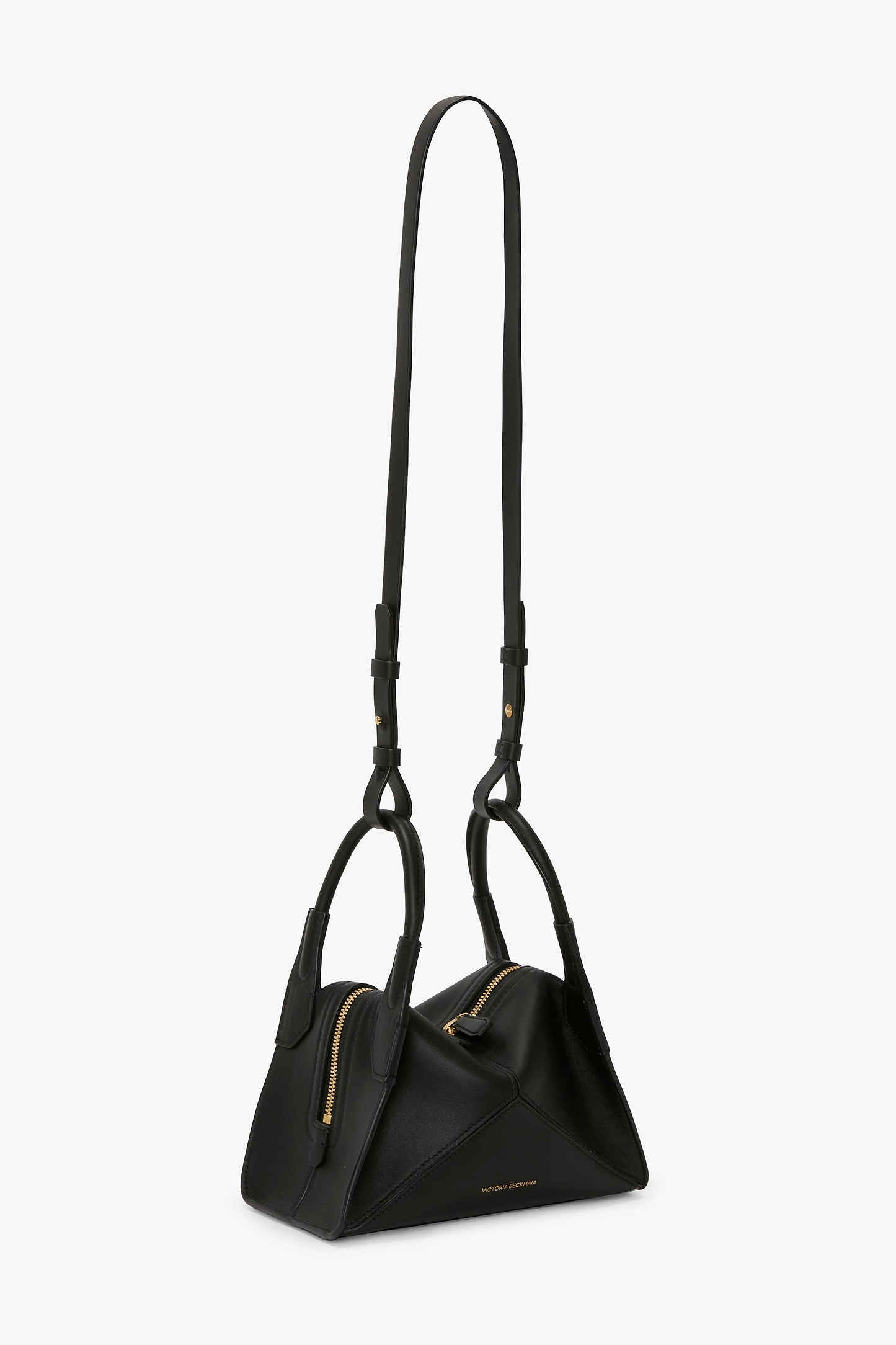 Victoria Plié Mini Bag Black Soft Calf Leather