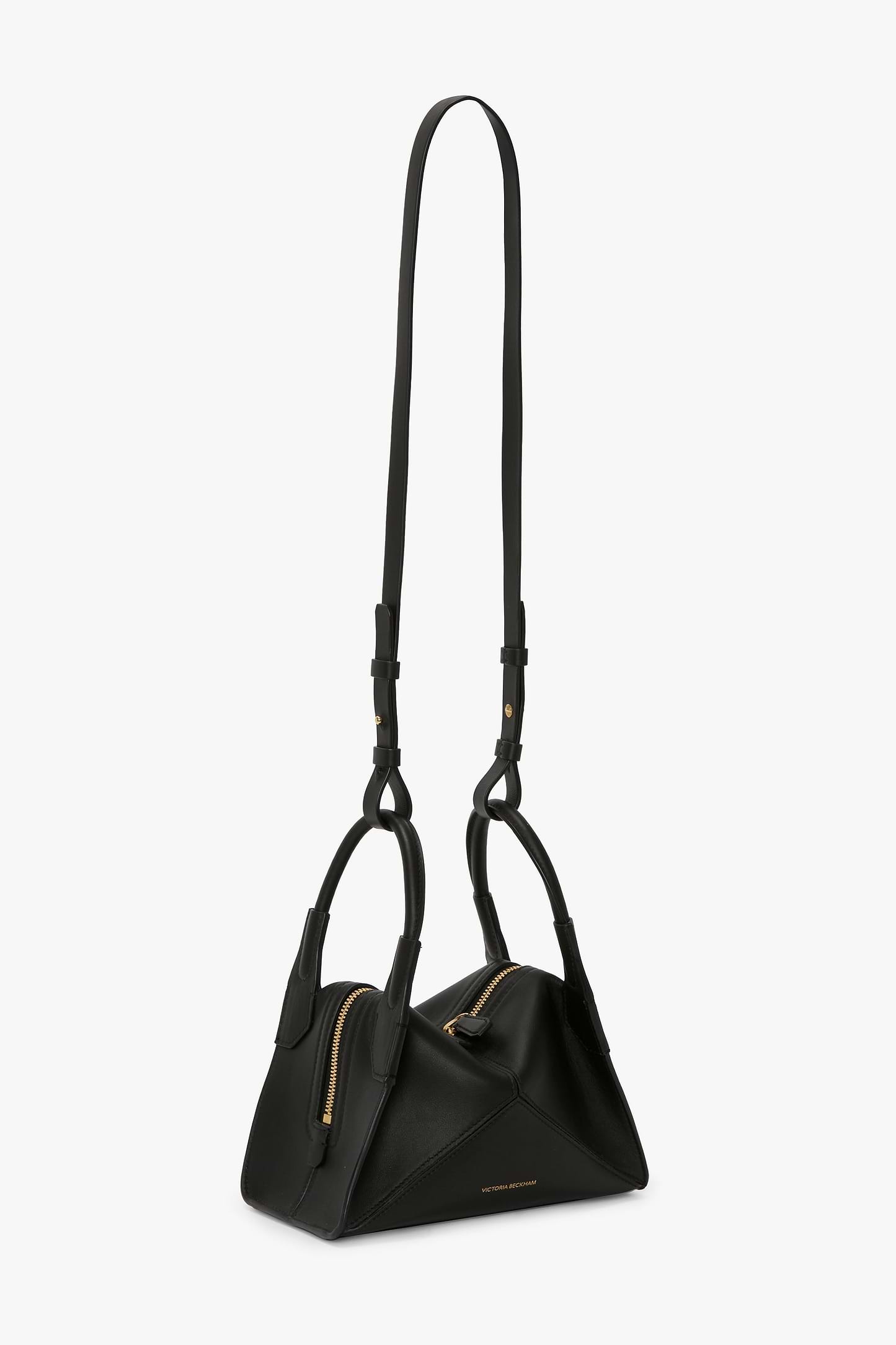 Victoria Plié Mini Bag Black Soft Calf Leather