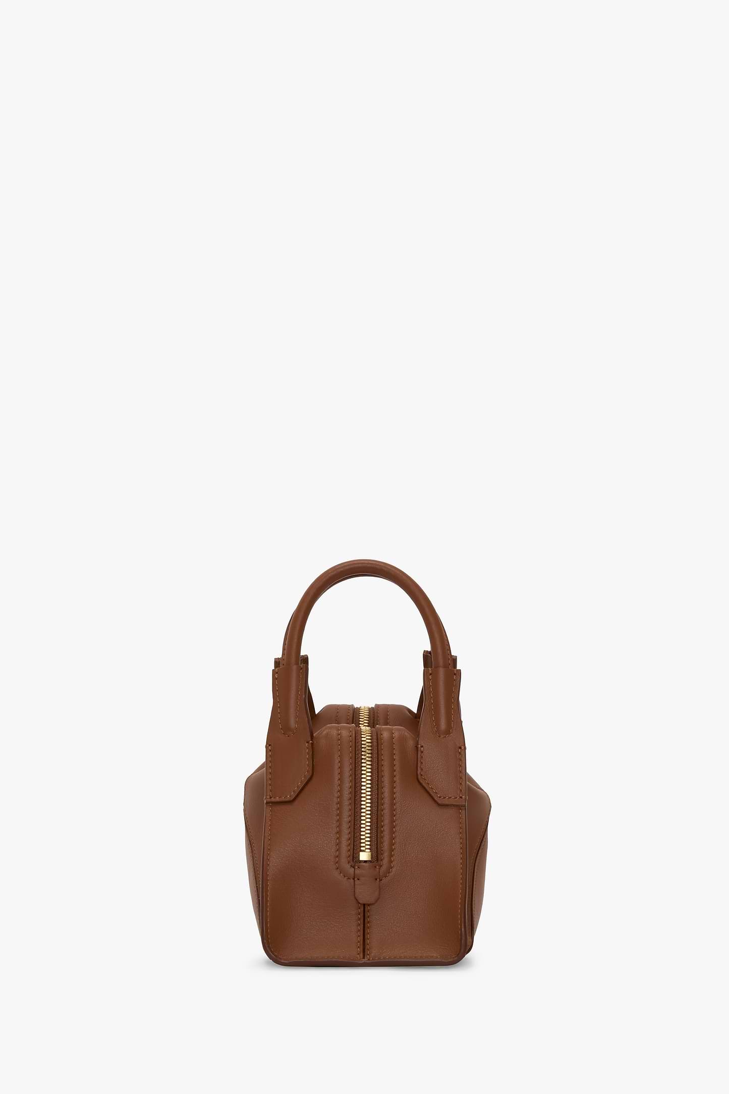 Victoria Plié Mini Bag Tan Soft Calf Leather