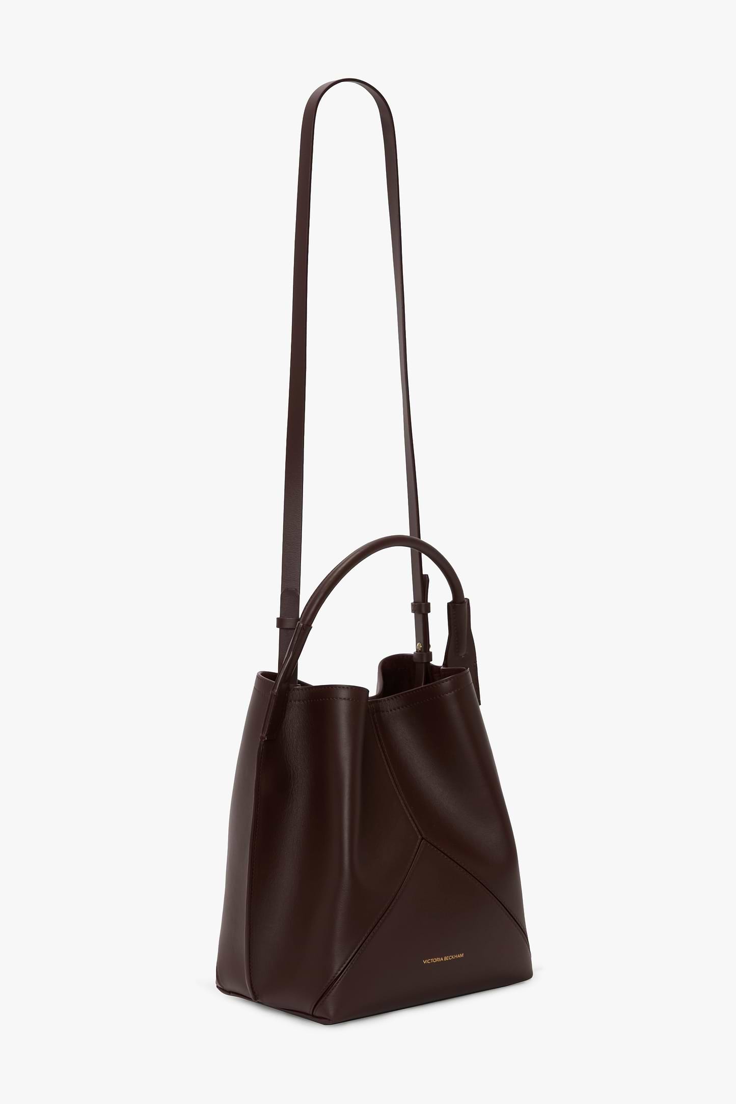 Victoria Bucket Burgundy Soft Calf Leather