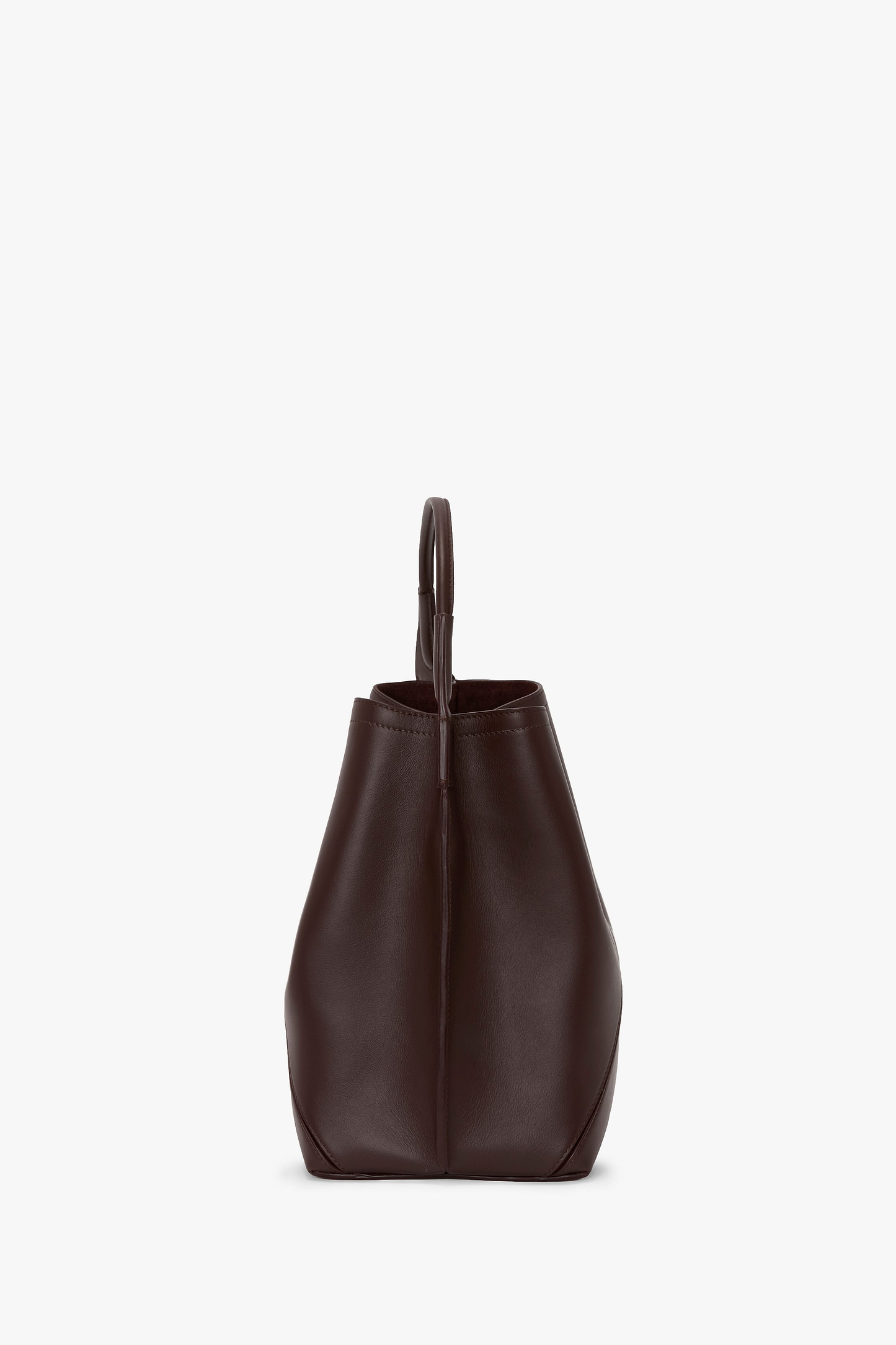 Victoria Bucket Burgundy Soft Calf Leather