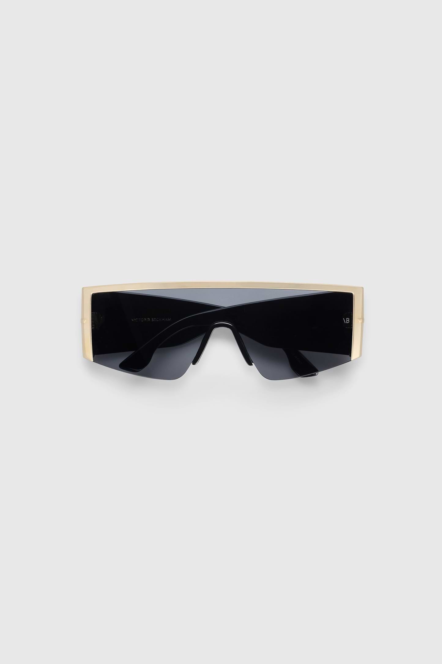 Oversized Mask Frame In Gold Black