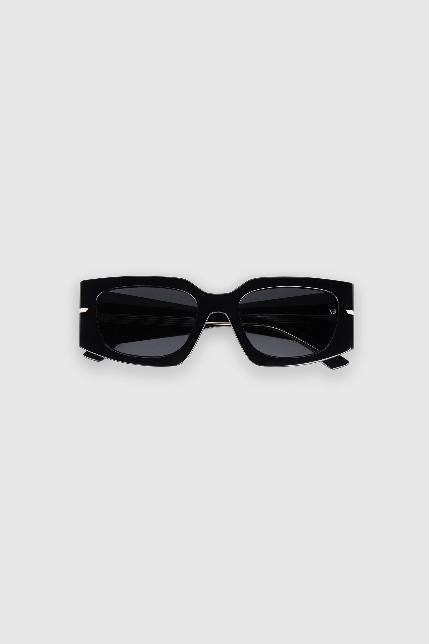Rectangular Acetate Frame In Black