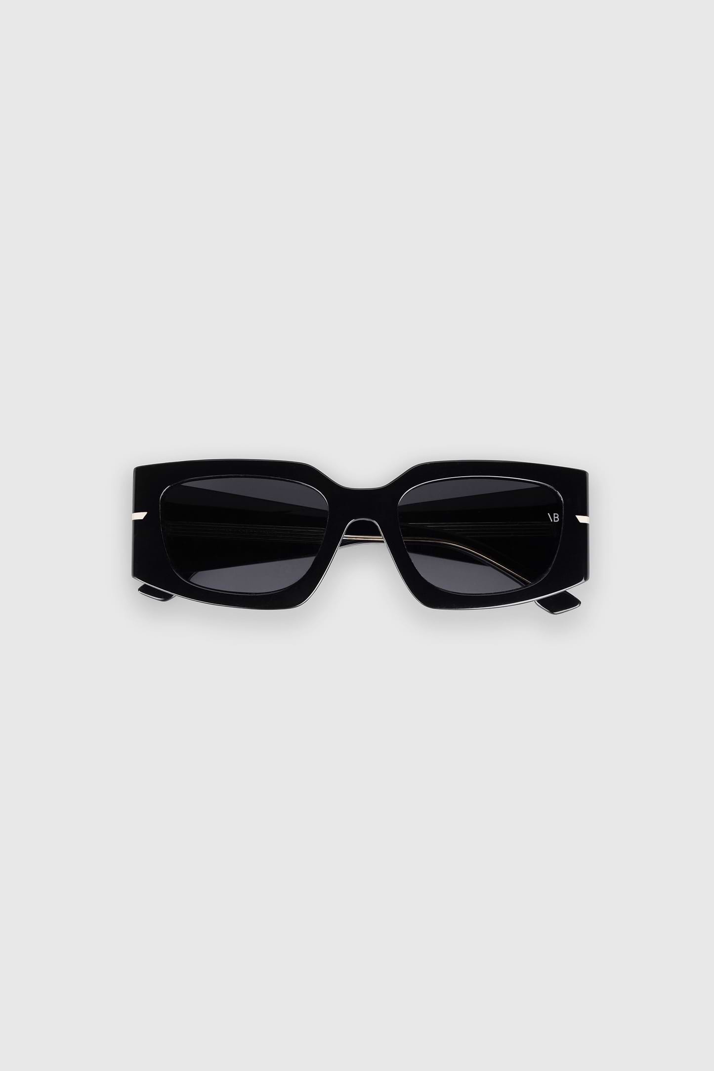 Rectangular Acetate Frame In Black
