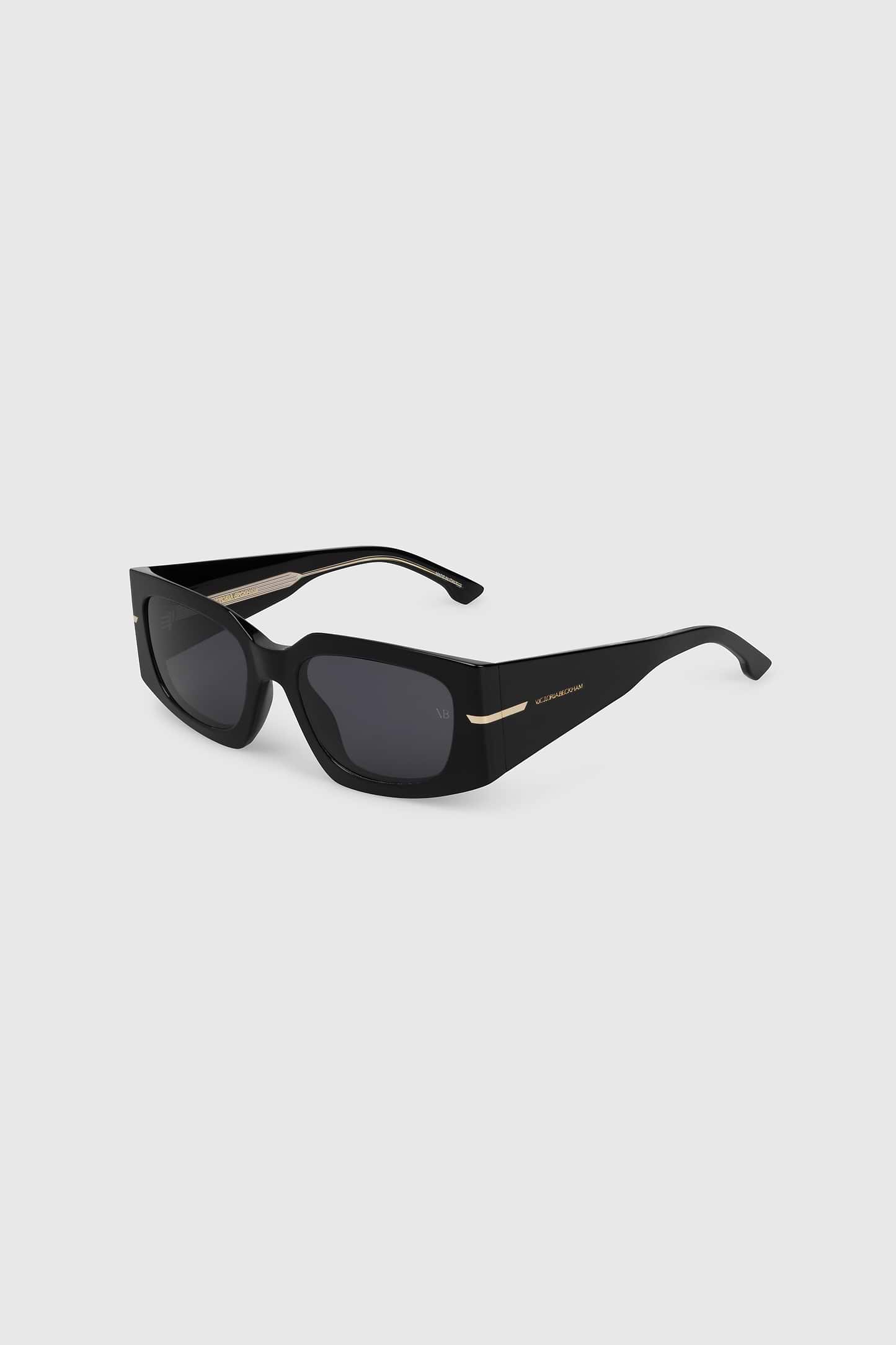 Rectangular Acetate Frame In Black