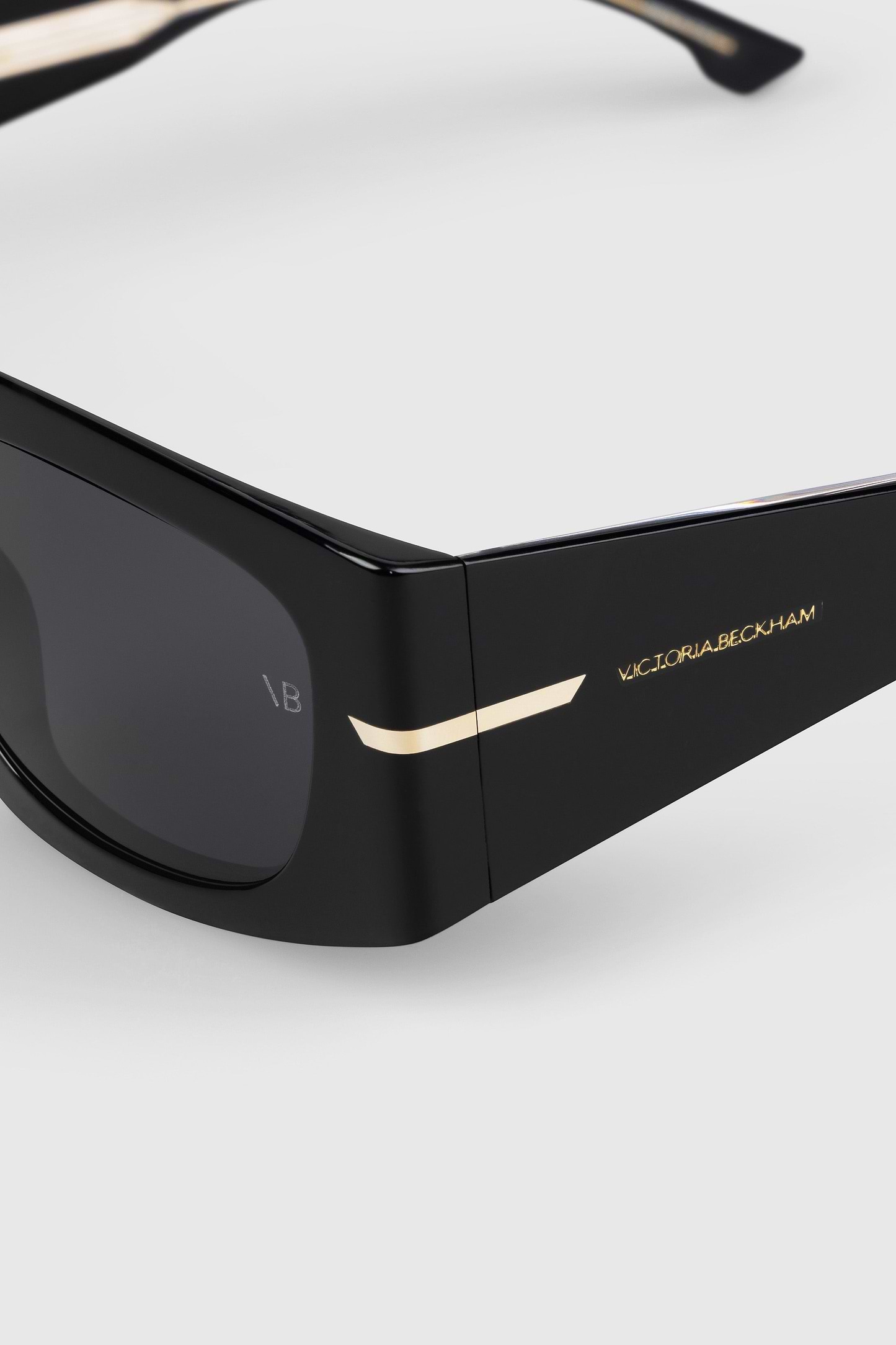 Rectangular Acetate Frame In Black