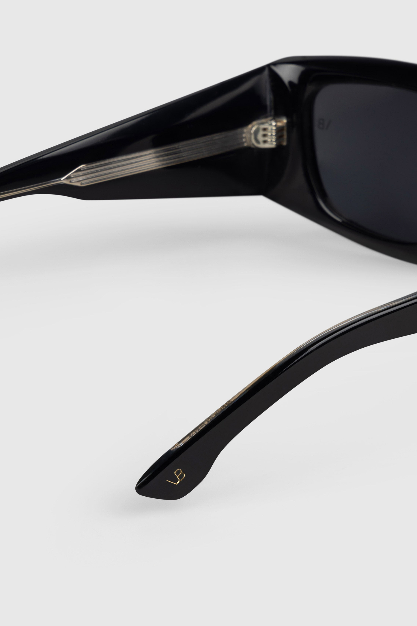 Rectangular Acetate Frame In Black