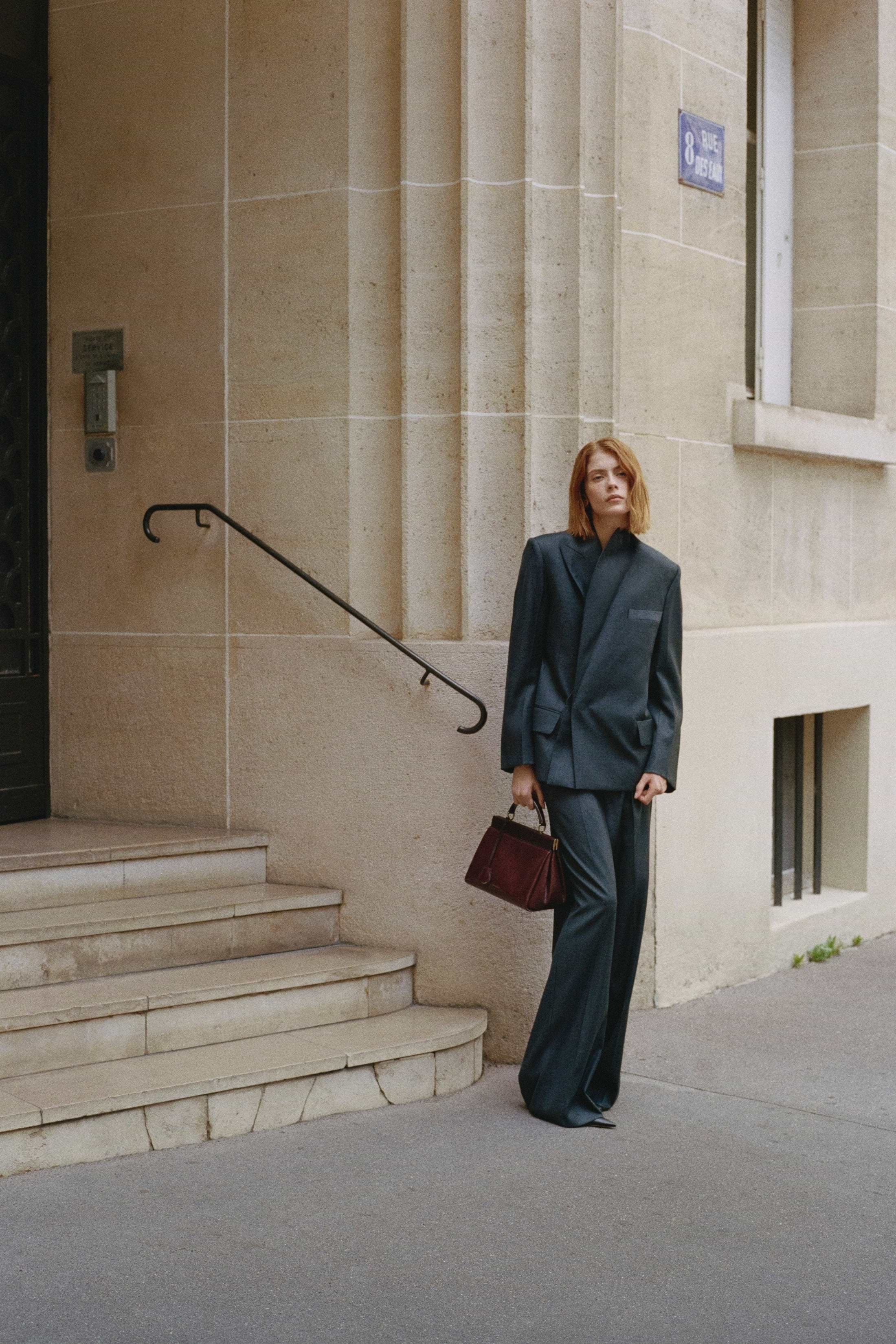 Ethel Trouser In Dark Teal