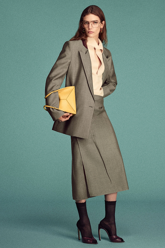 Pressed Skirt In Grey