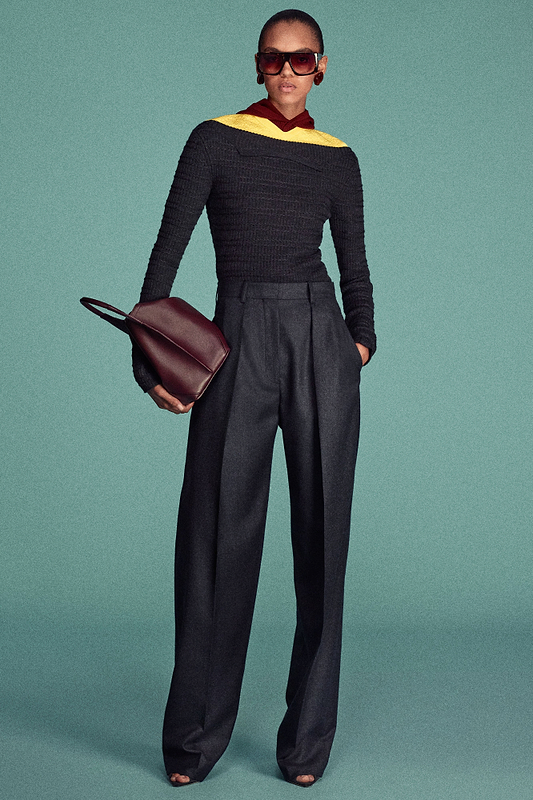 Cecilia Trouser In Grey Melange