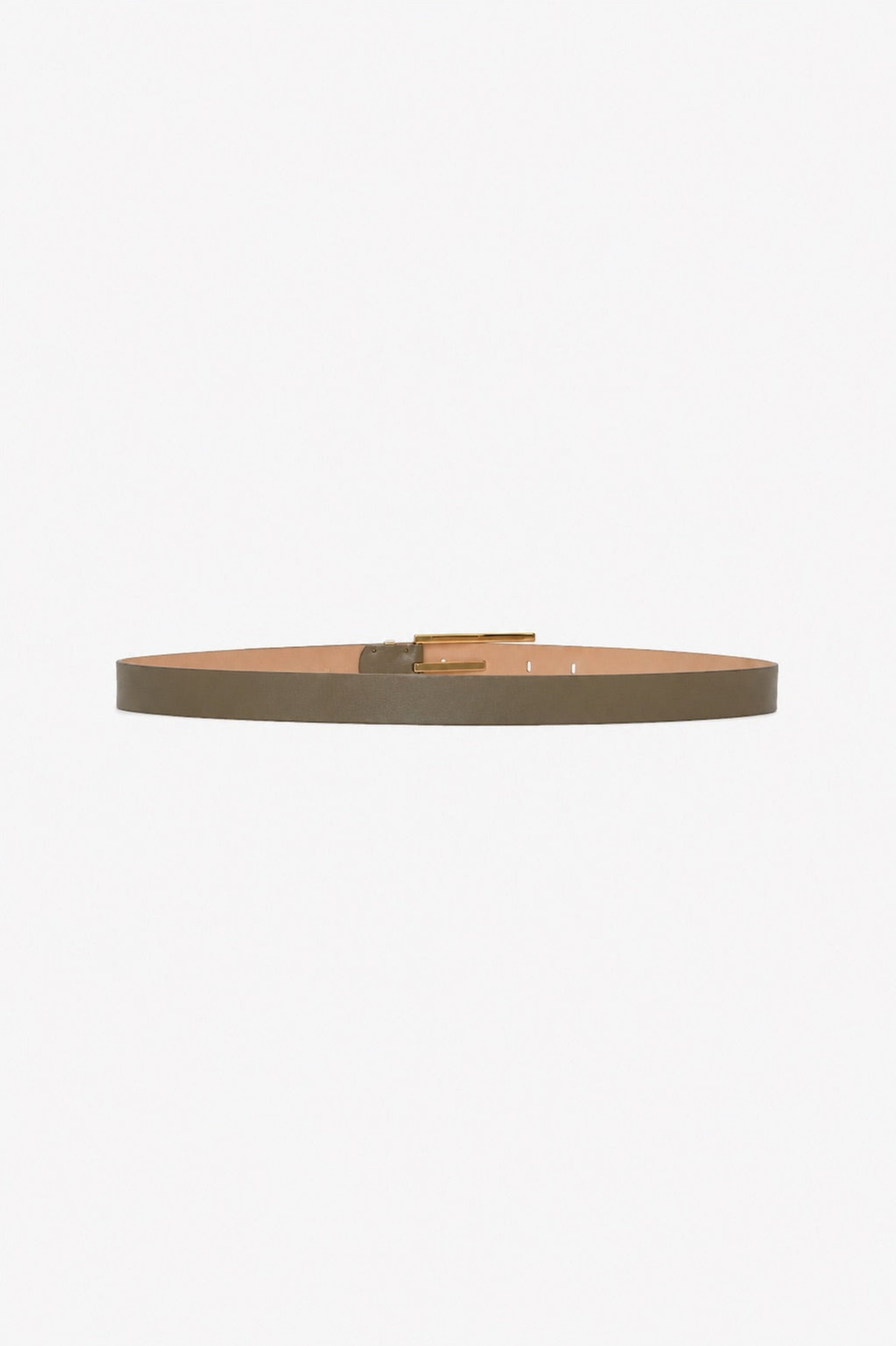 Dorian Pin-Buckle Belt 25mm Grey Shiny Calf Leather