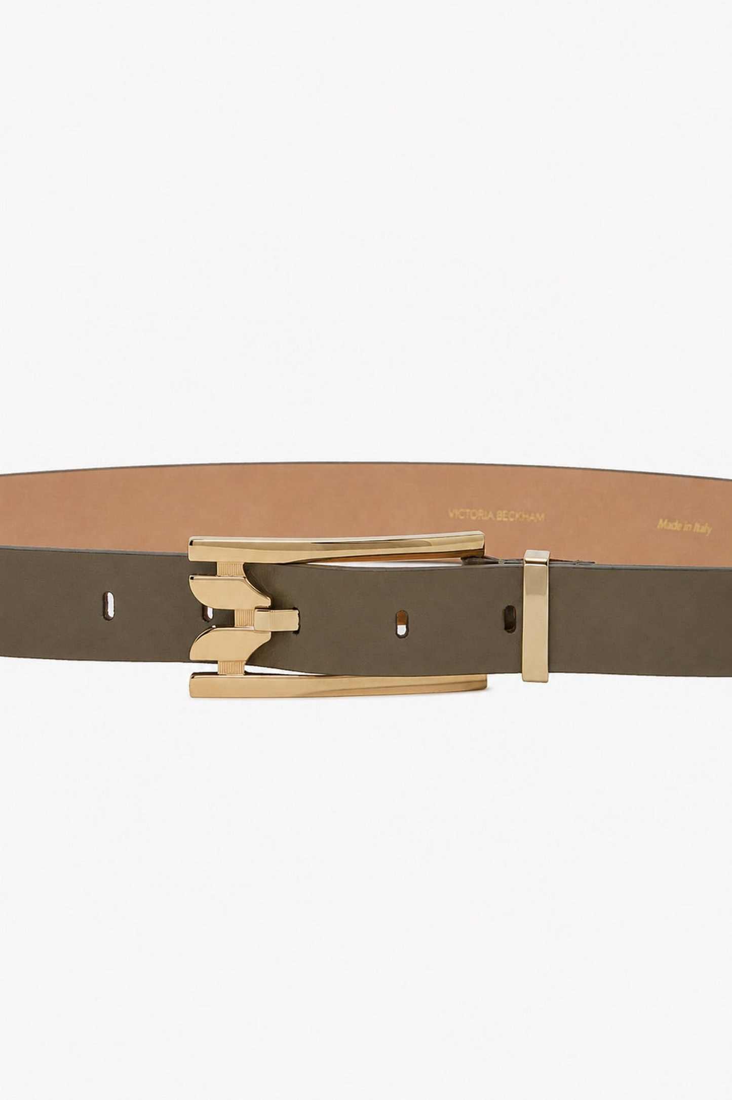 Dorian Pin-Buckle Belt 25mm Grey Shiny Calf Leather