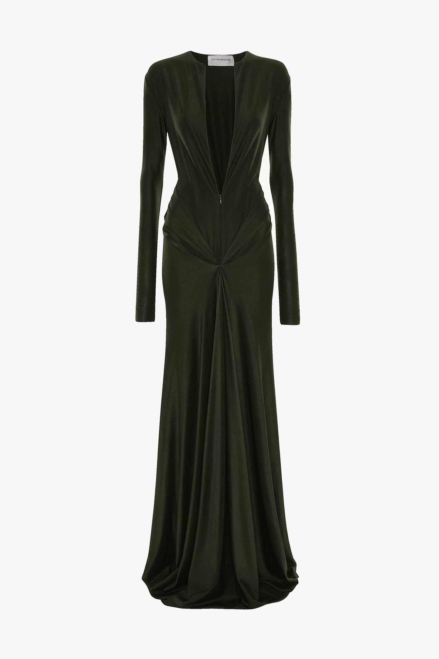 Aida Gown In Dark Green