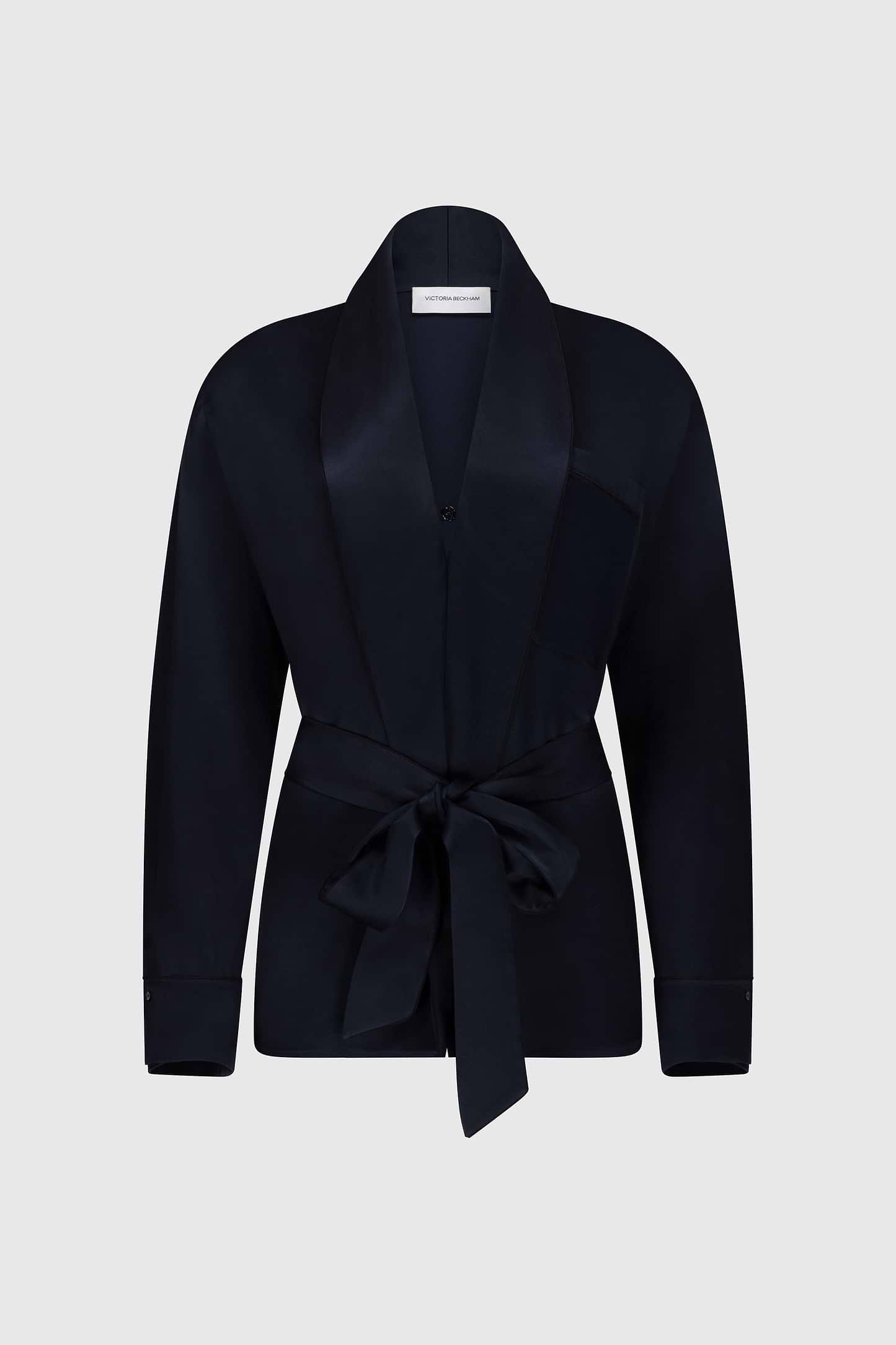 Alba Blouse In Dark Navy
