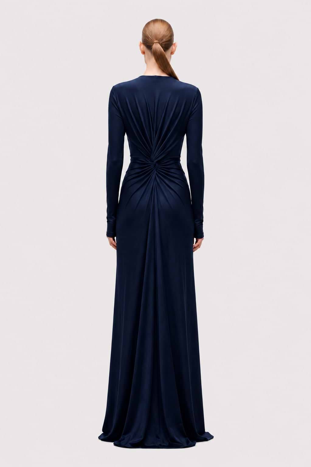 Aida Gown In Navy