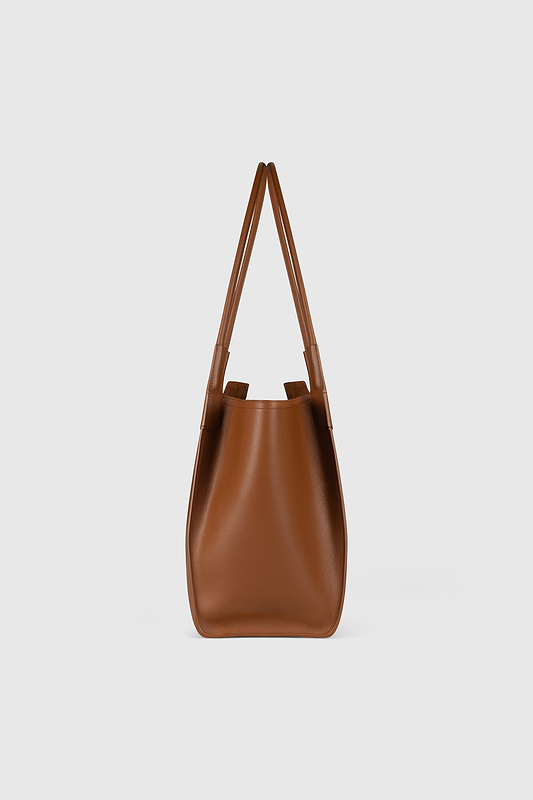 Victoria Tote Tan Soft Calf Leather