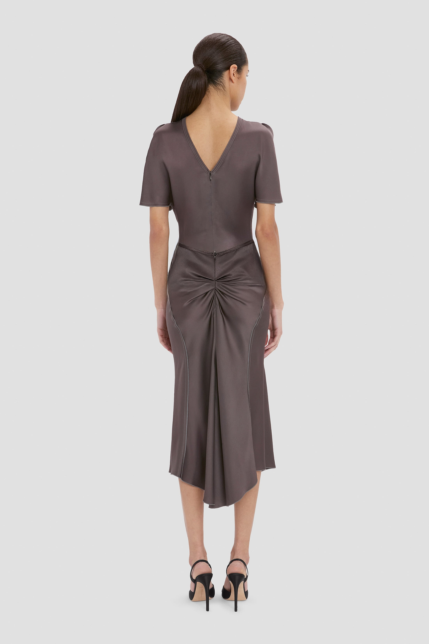 Bela Midi Skirt In Grey