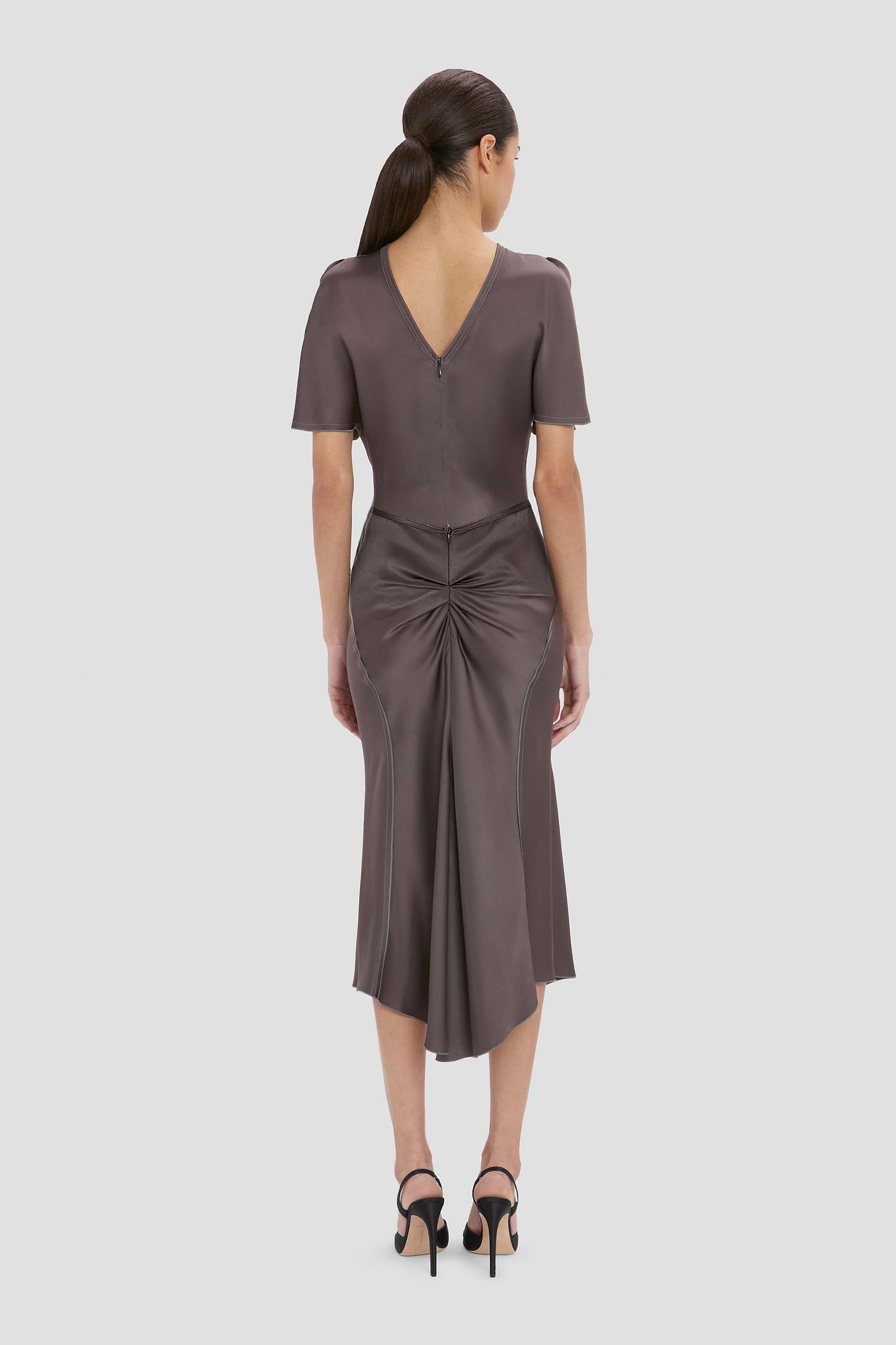 Bela Midi Skirt In Grey