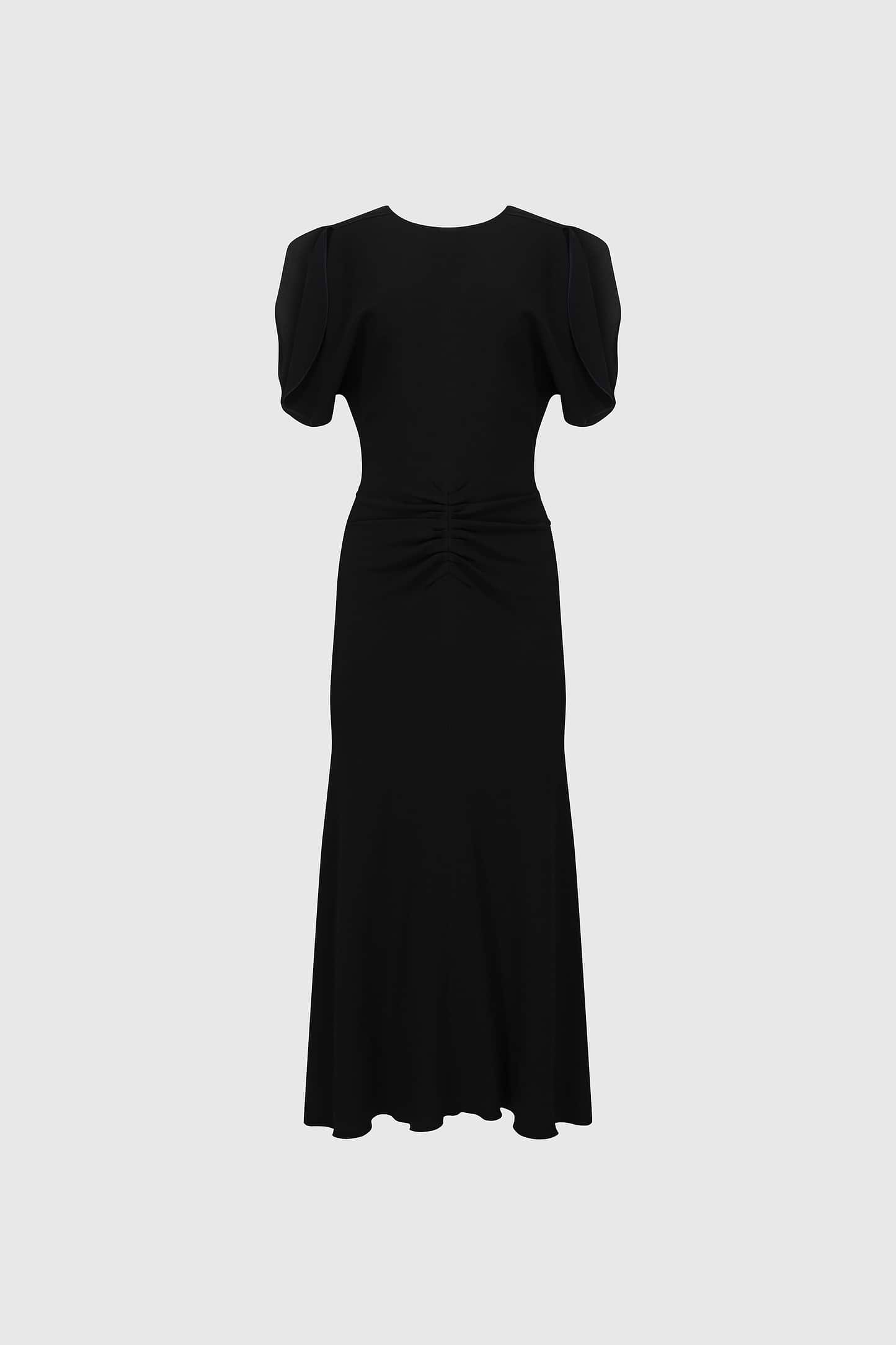 Bela Midi Dress In Black