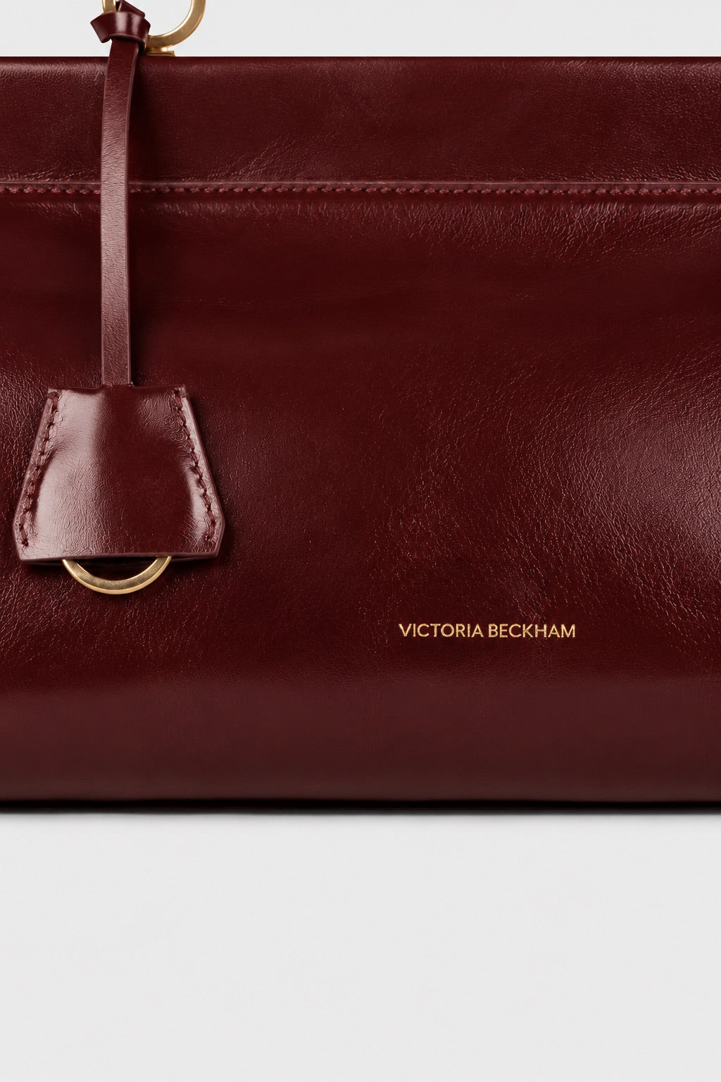 Sloane Shoulder Bag Dark Burgundy Distressed Leather