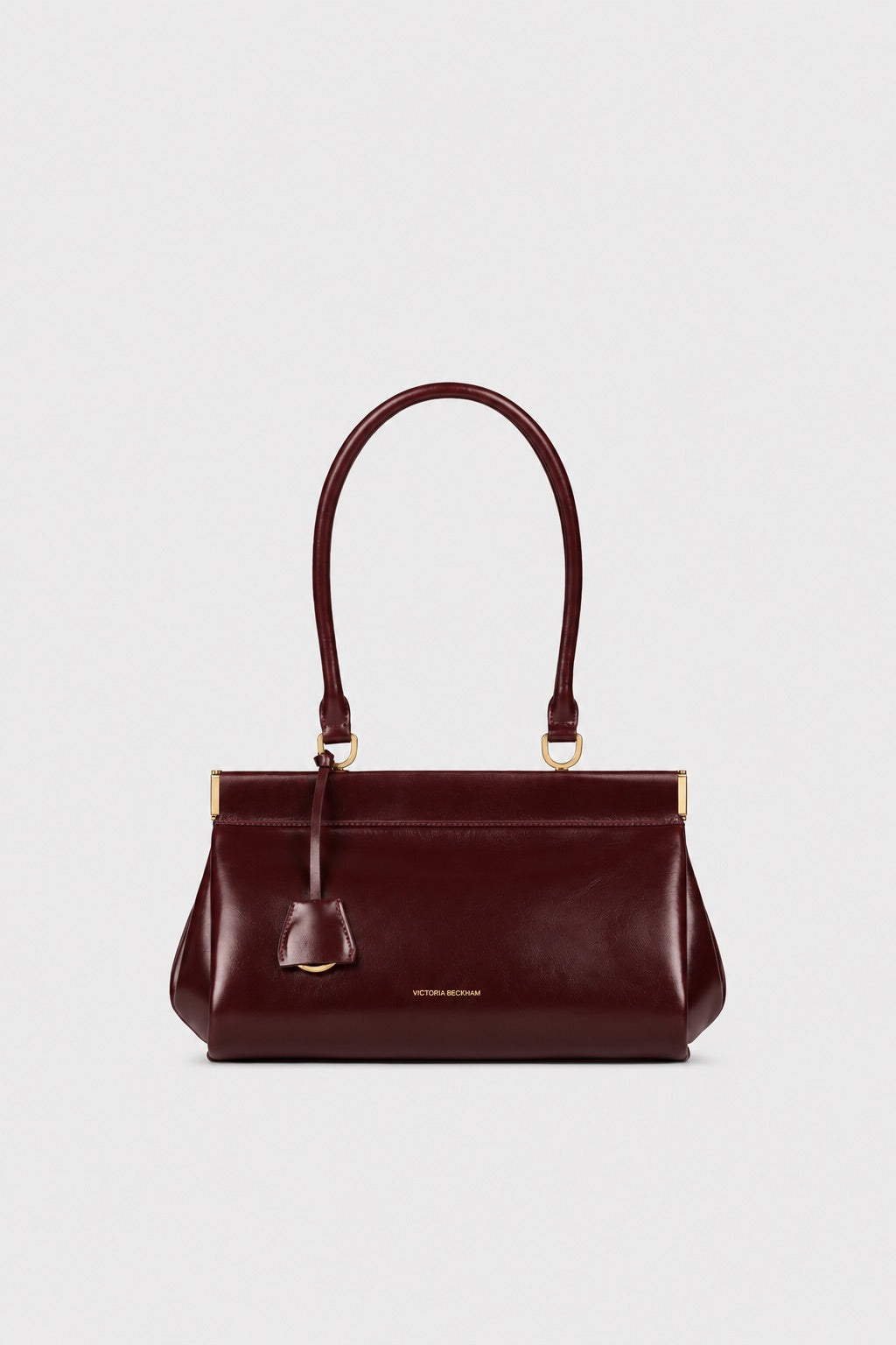 Sloane Shoulder Bag Dark Burgundy Distressed Leather