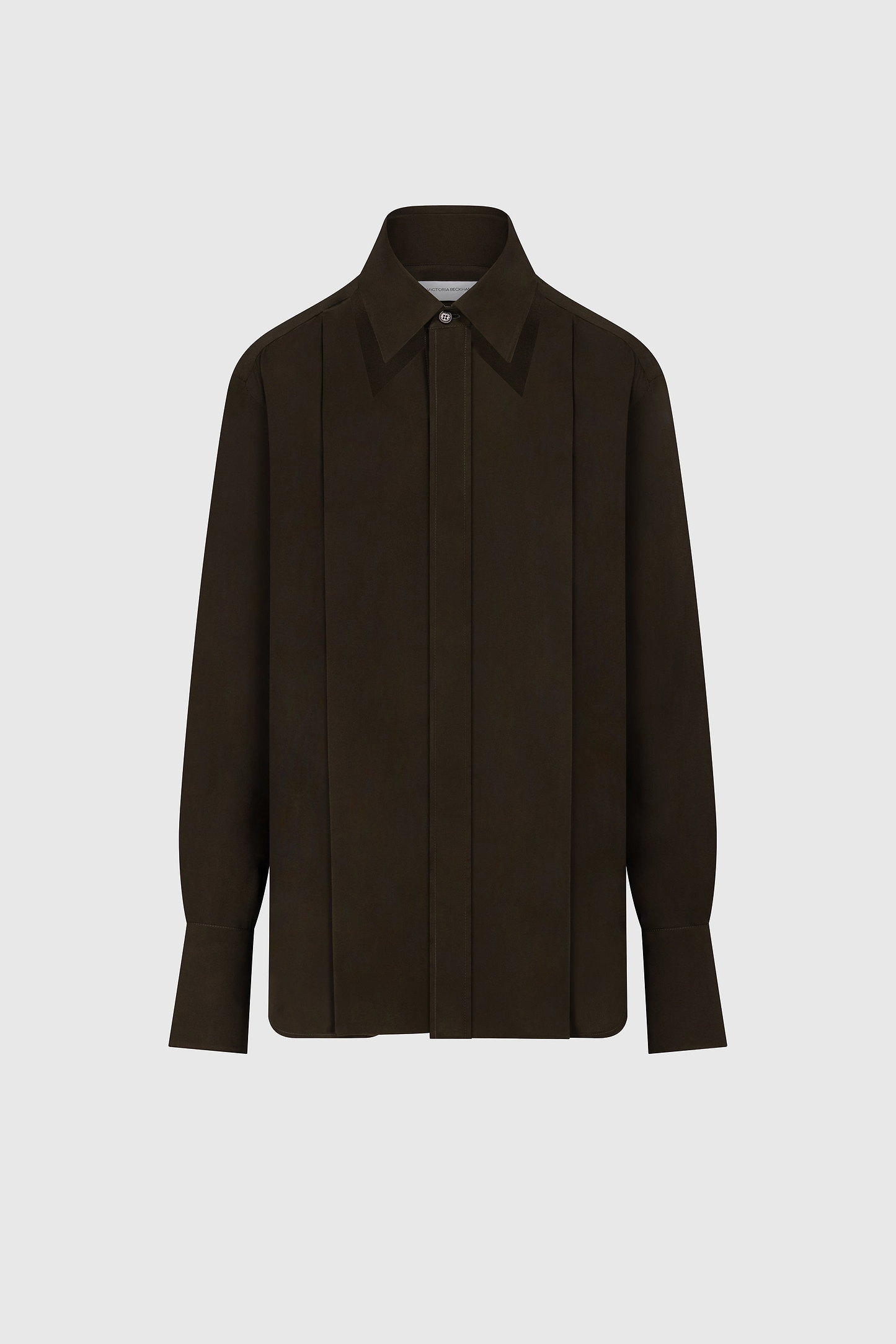 Cut Out Collar Blouse In Green