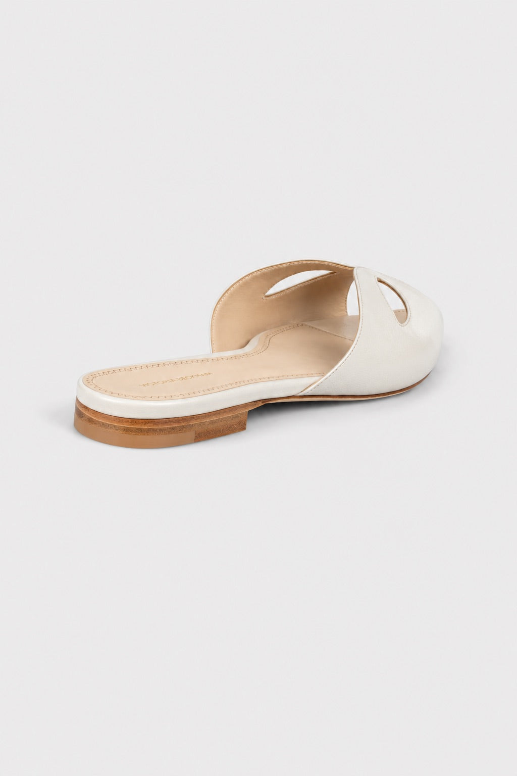 Harlow Mask Flat Sandal Ceramic Nappa Leather
