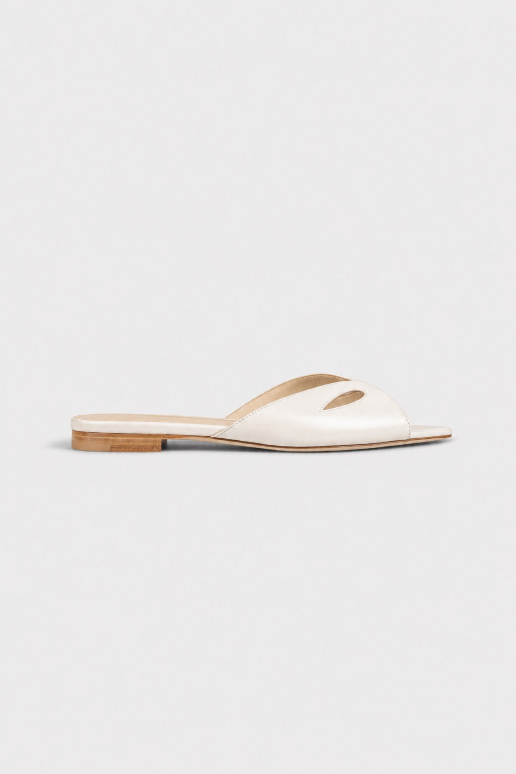 Harlow Mask Flat Sandal Ceramic Nappa Leather