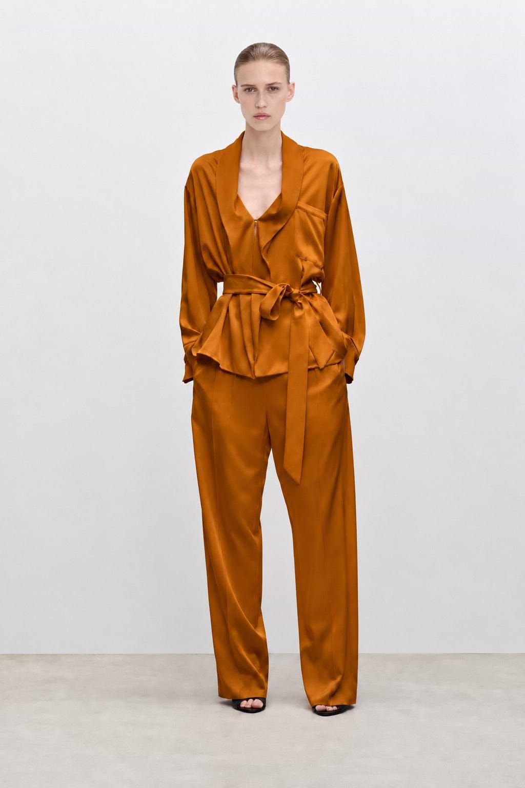 Cecilia Trouser In Bronze