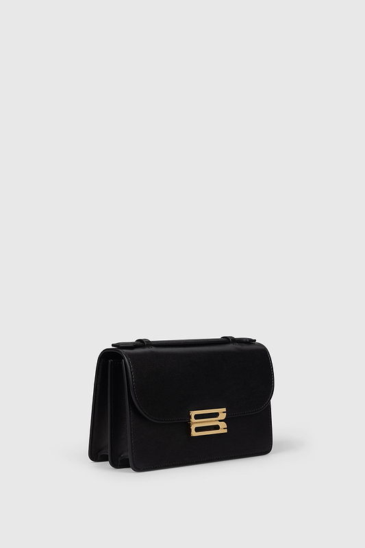 Dorian Bag Small Black Shiny Calf Leather