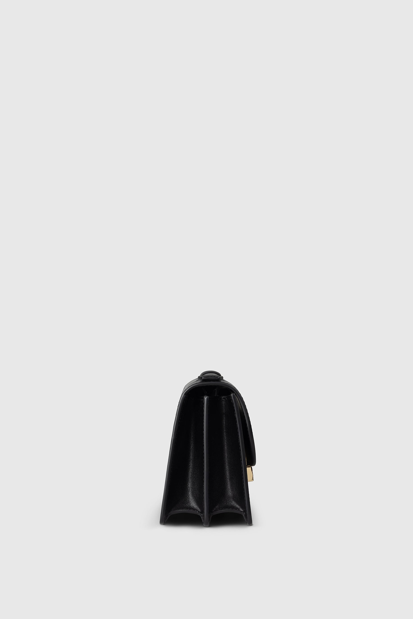 Dorian Bag Small Black Shiny Leather